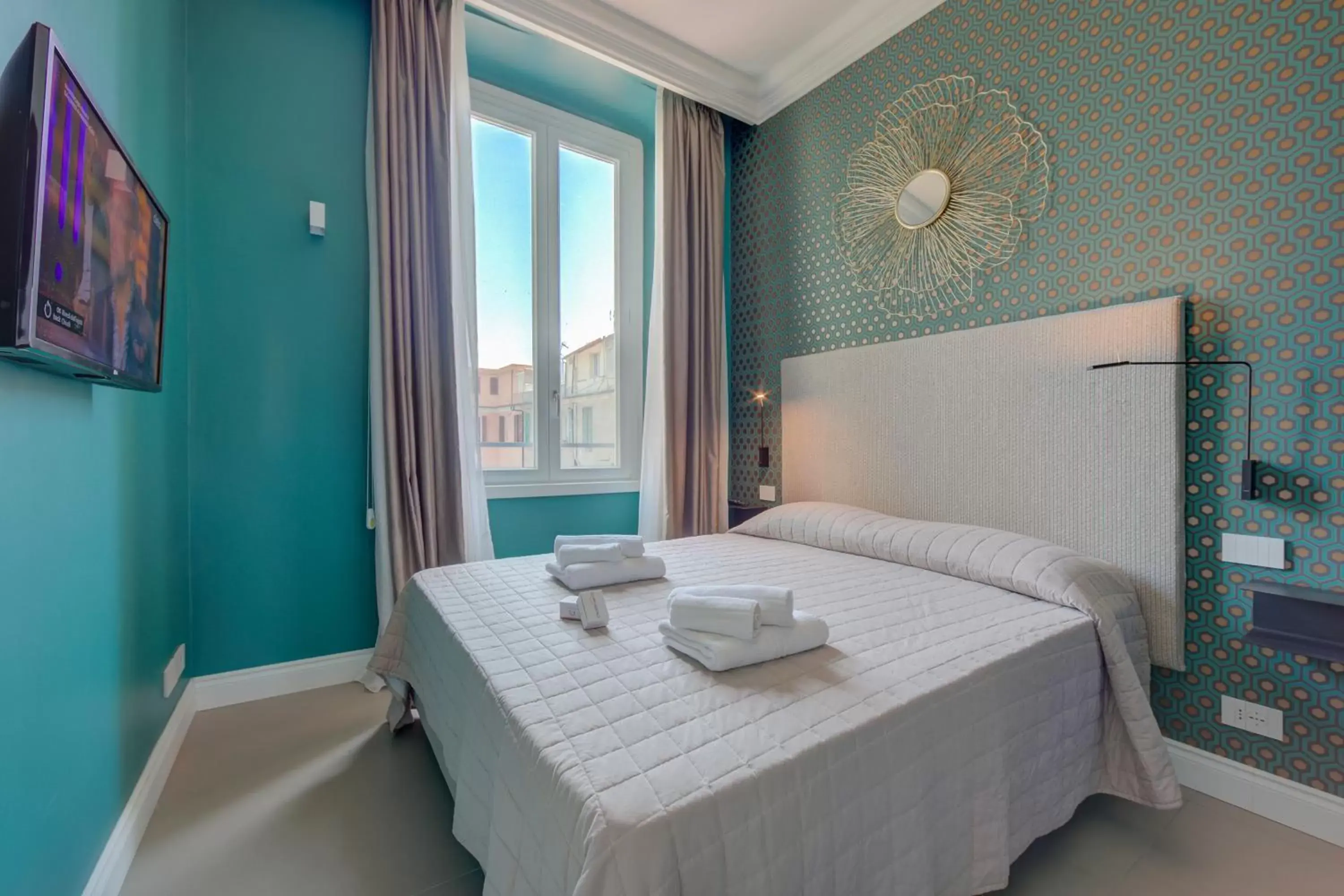 Bedroom, Bed in Boutique Central Apartments- Happy Rentals