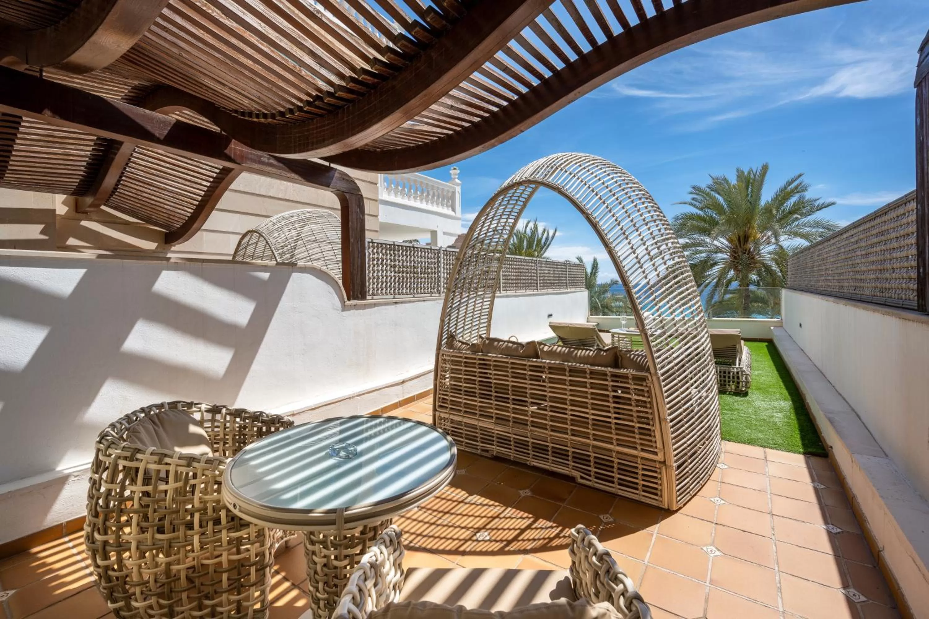 Balcony/Terrace in Nixe Palace