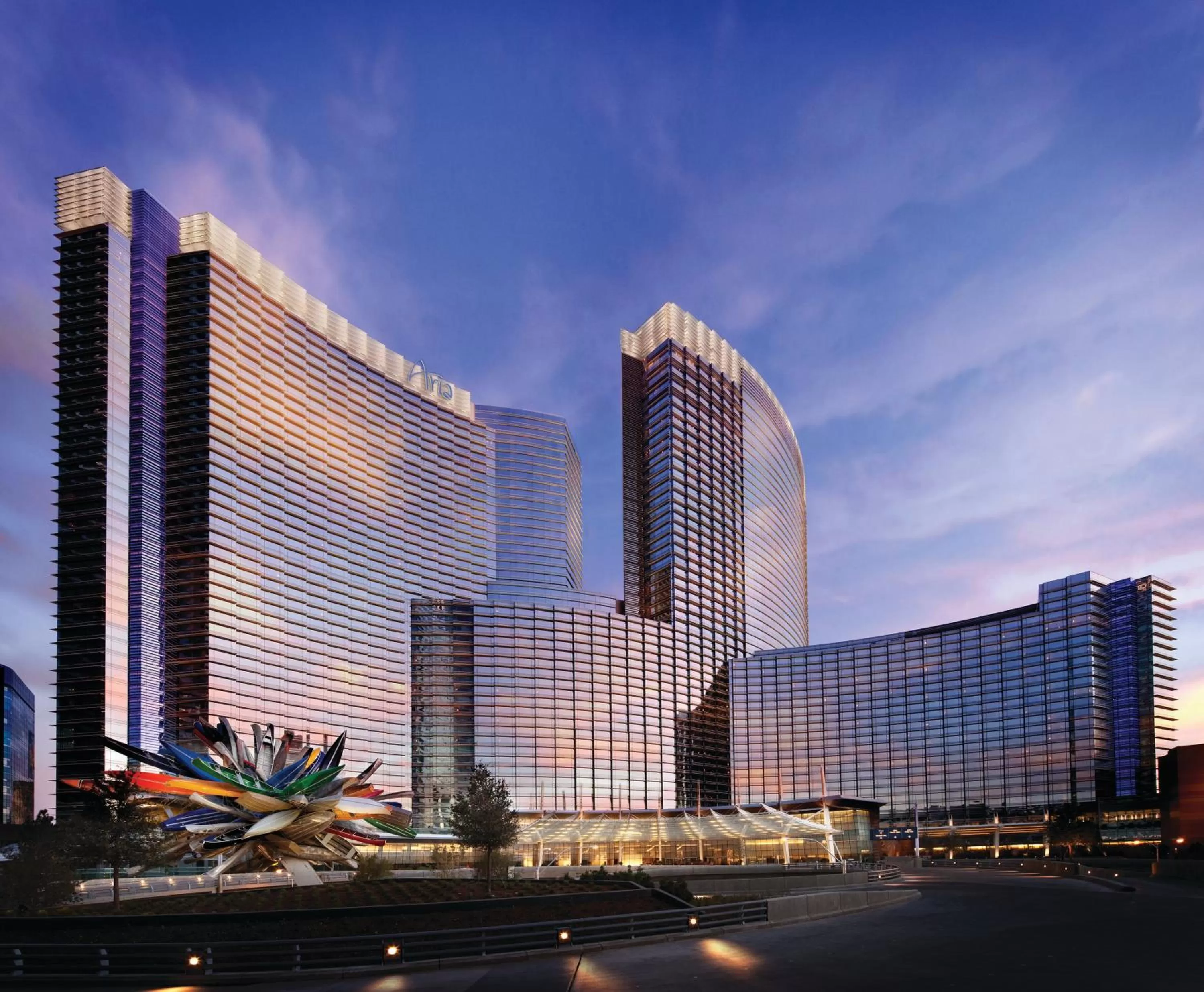 Property building in ARIA Resort & Casino