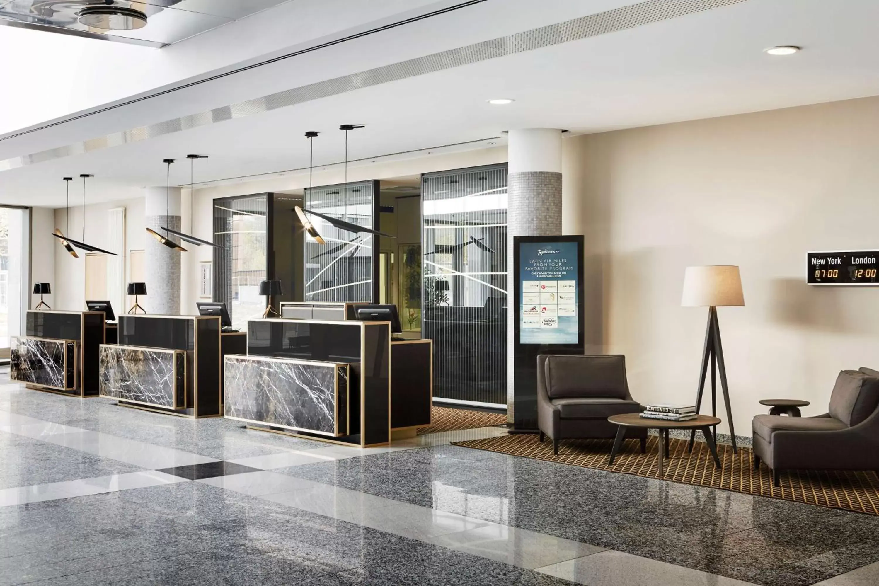 Lobby or reception in Radisson Blu Hotel Hannover Lobby or reception in Radisson Blu Hotel Hannover