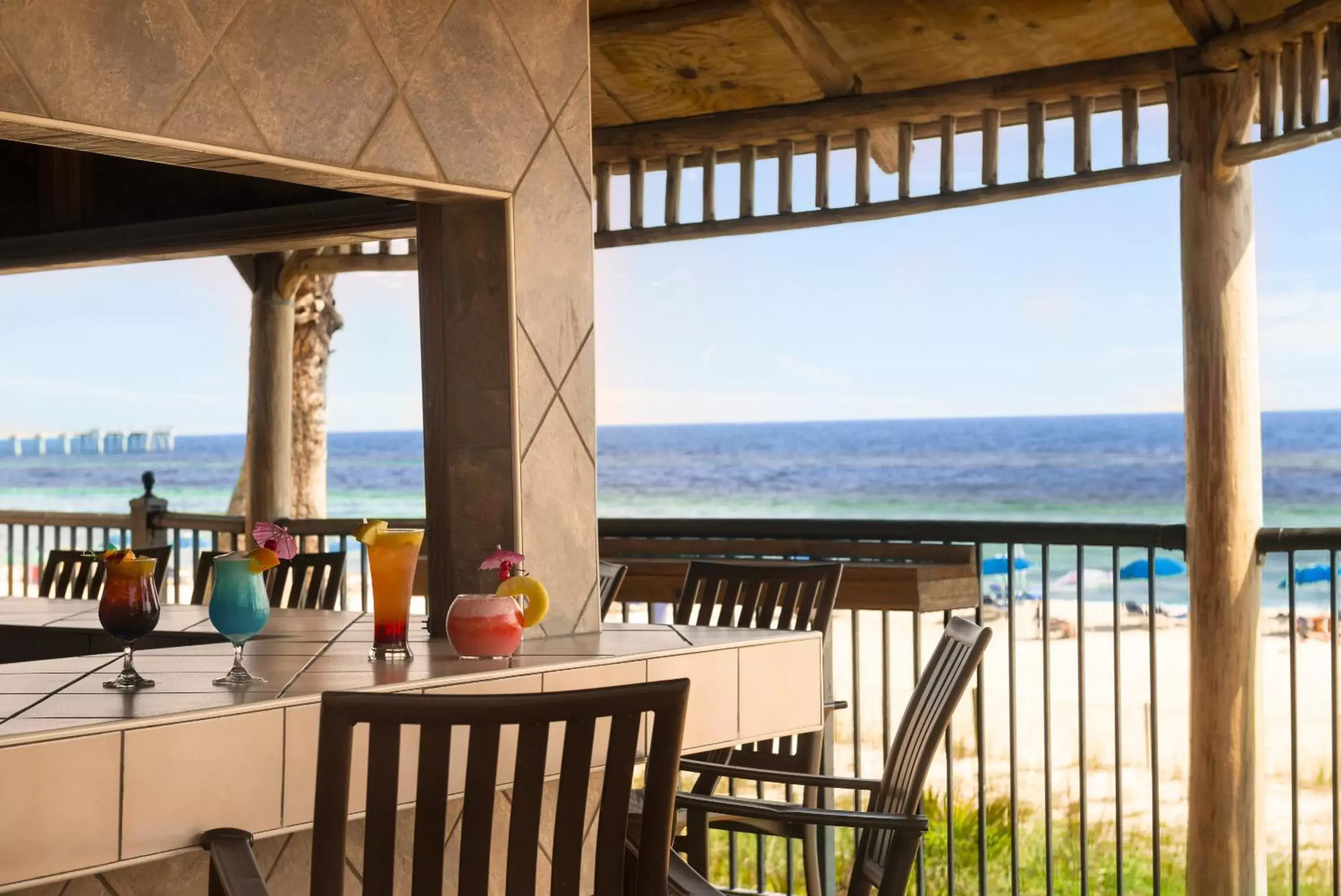 Lounge or bar, Sea View in Days Inn by Wyndham Panama City Beach/Ocean Front