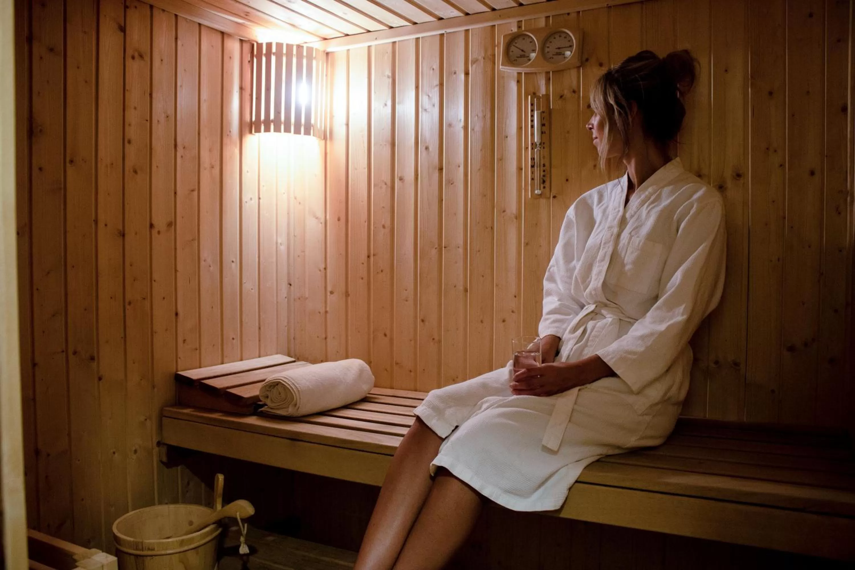 Sauna in Savoy Central Hotel Apartments