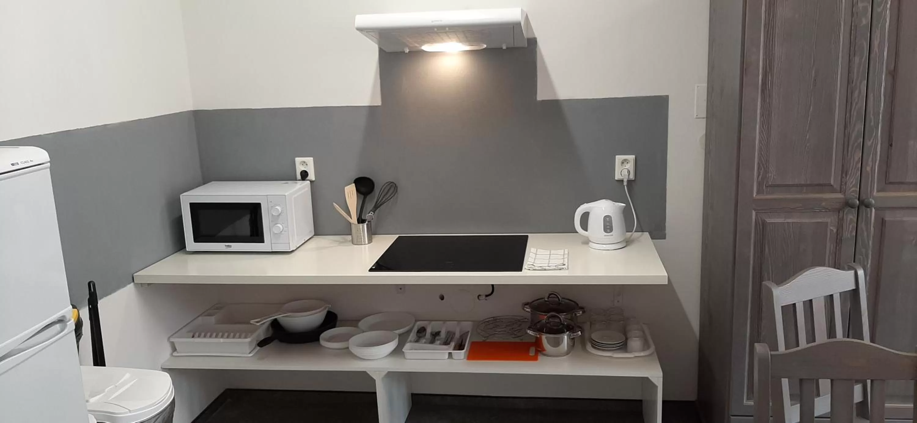 Kitchen or kitchenette in Pension Fontána Svitavy