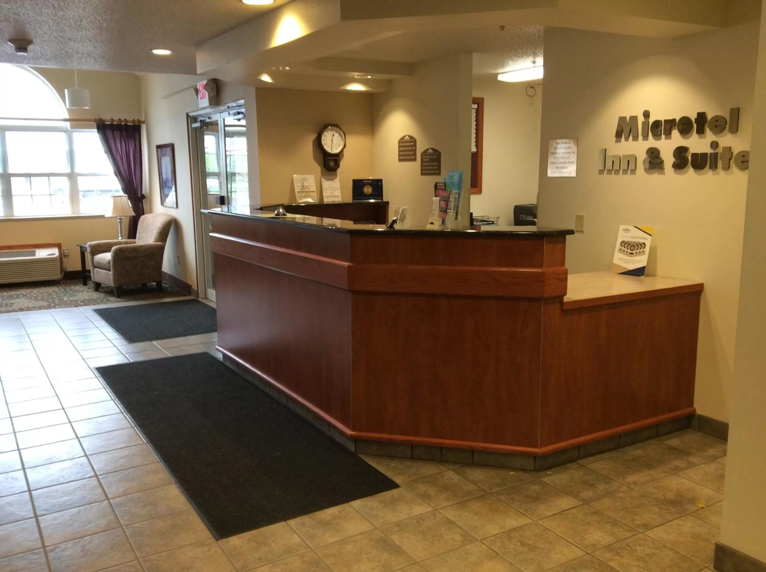 Lobby or reception in Microtel Inn & Suites by Wyndham Rice Lake