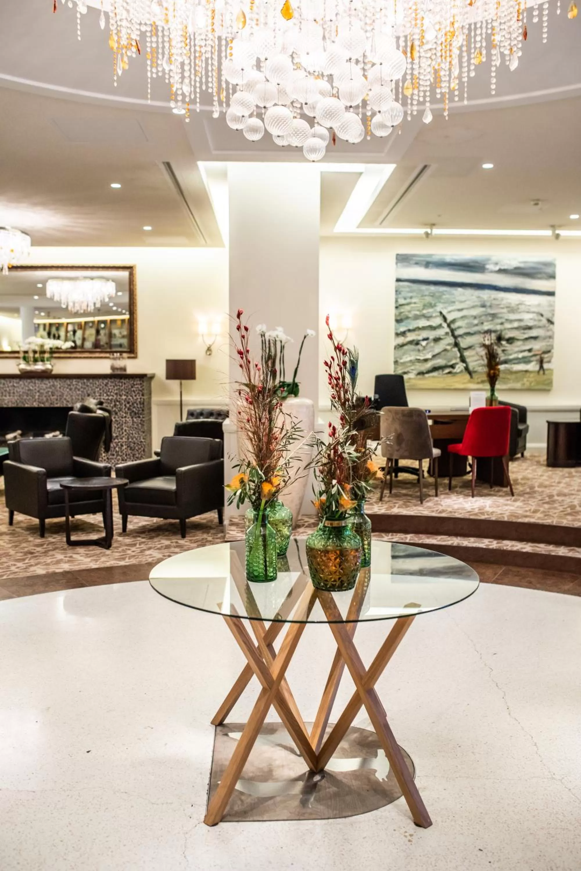 Lobby or reception in Upstalsboom Kühlungsborn