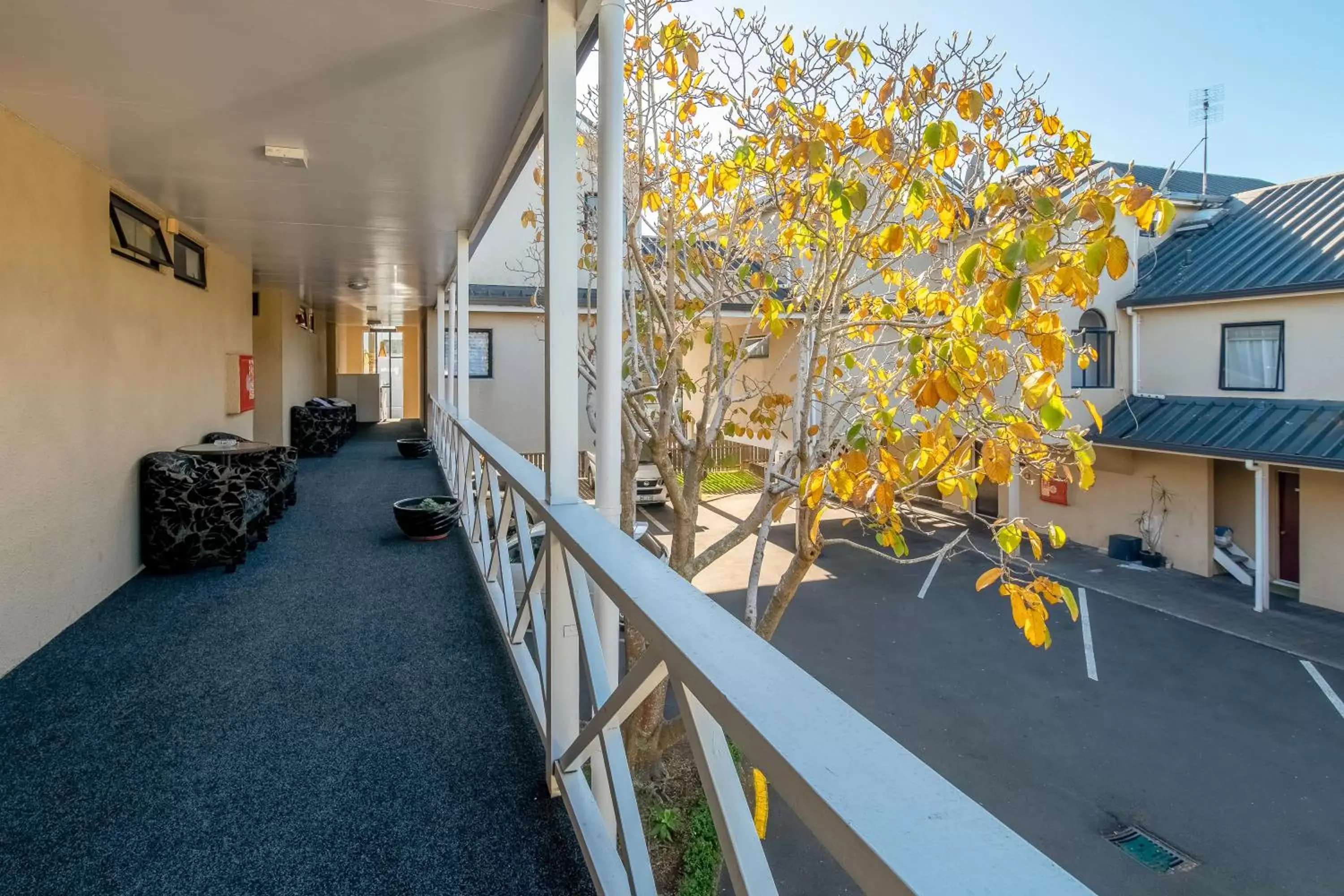 Property building, Balcony/Terrace in Auckland Newmarket Motel