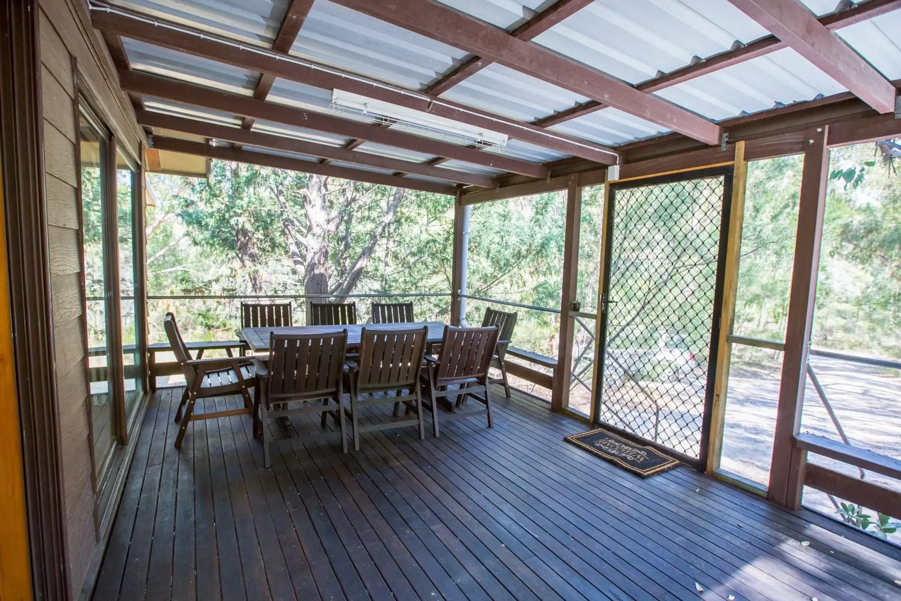 Patio in Granite Belt Retreat and Brewery