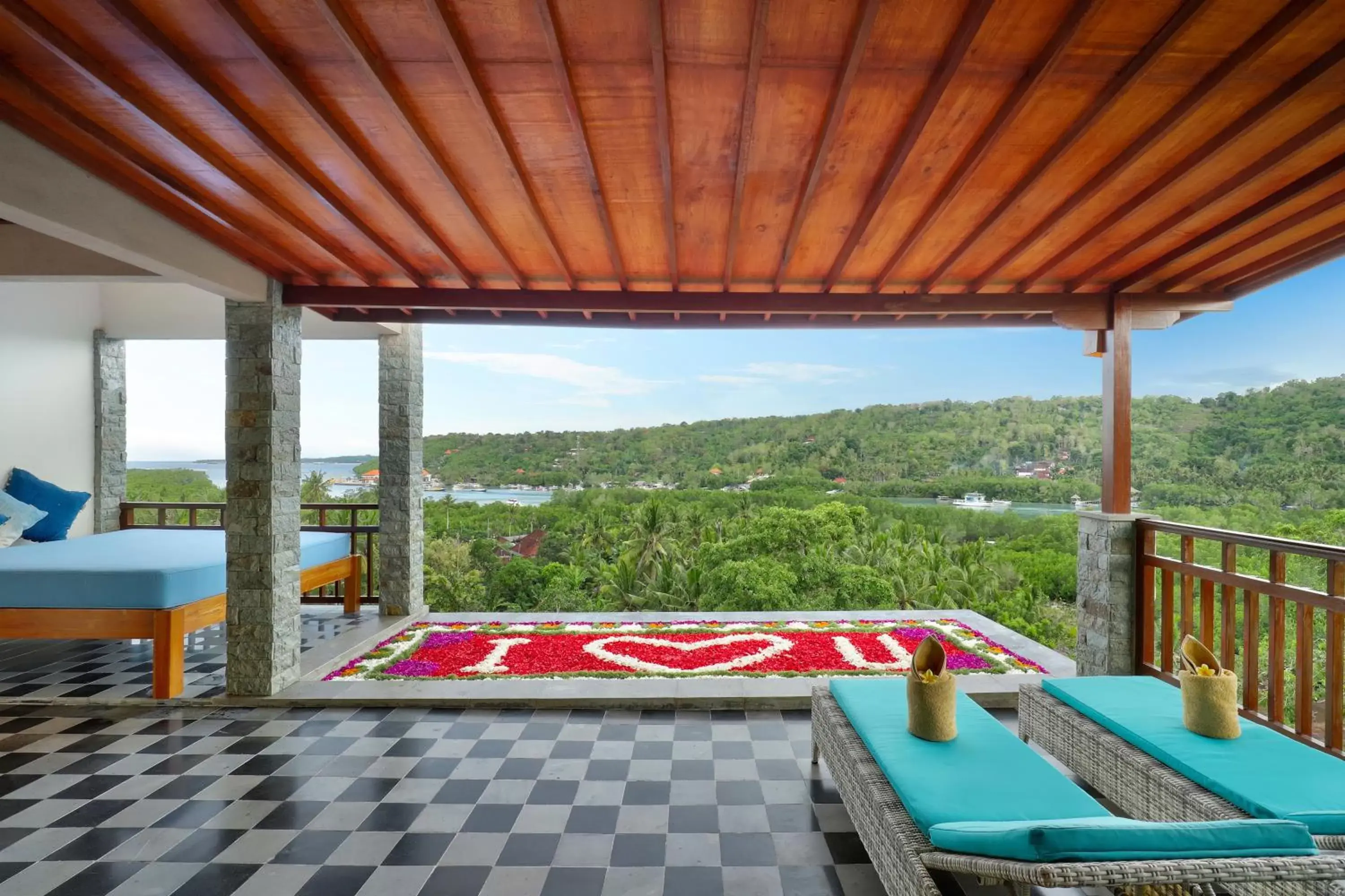 Pool view in The Acala Shri Sedana