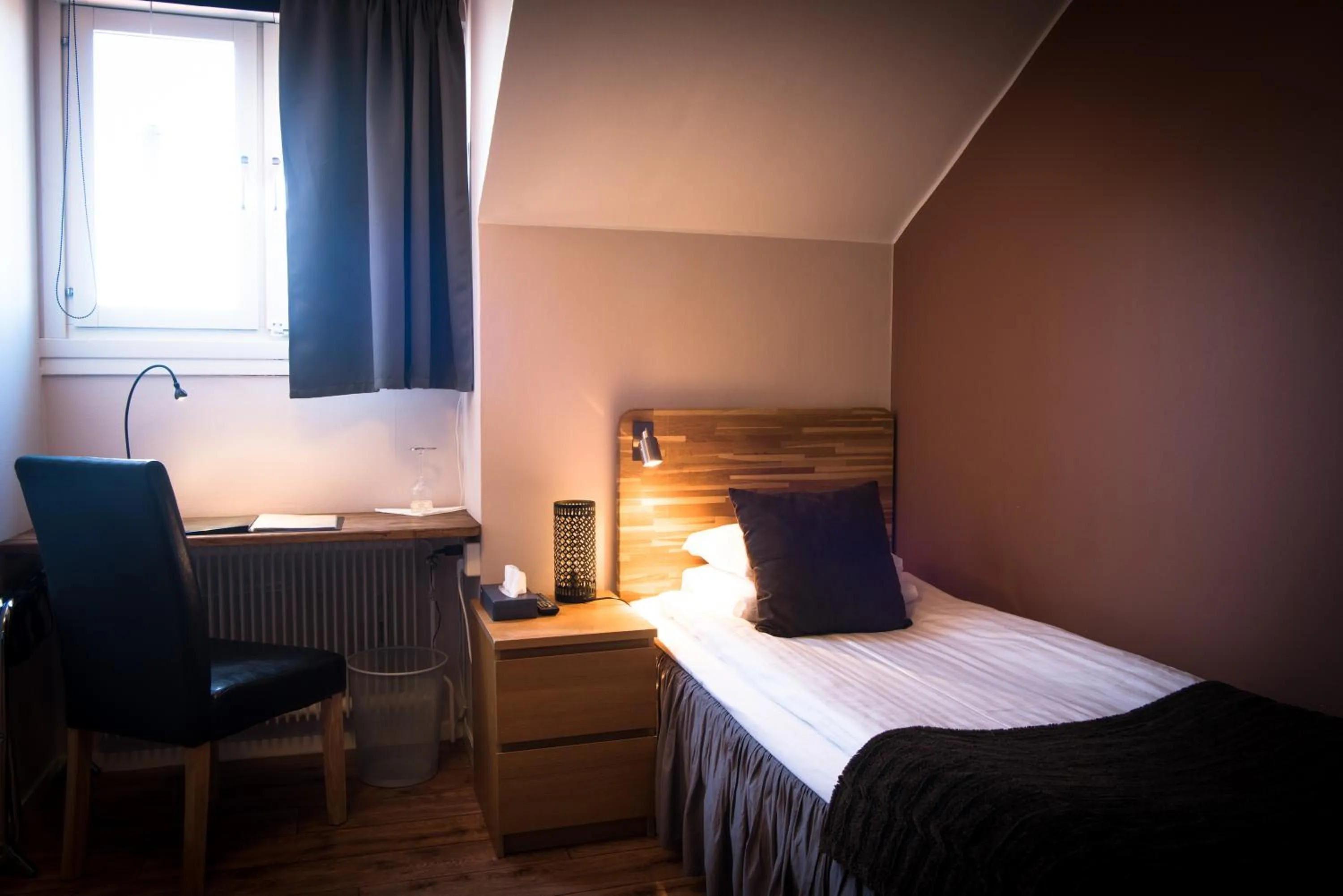 Bed in Hotell Aqva Restaurang & Bar Ett Biosfärhotell med fokus på hållbarhet