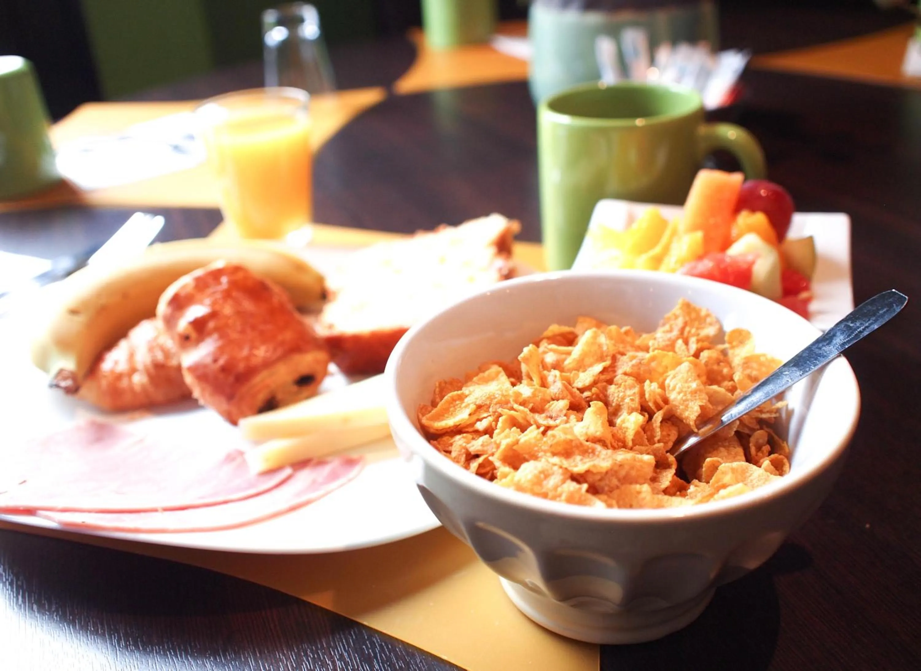 Buffet breakfast in ibis Styles Nantes Centre Place Royale