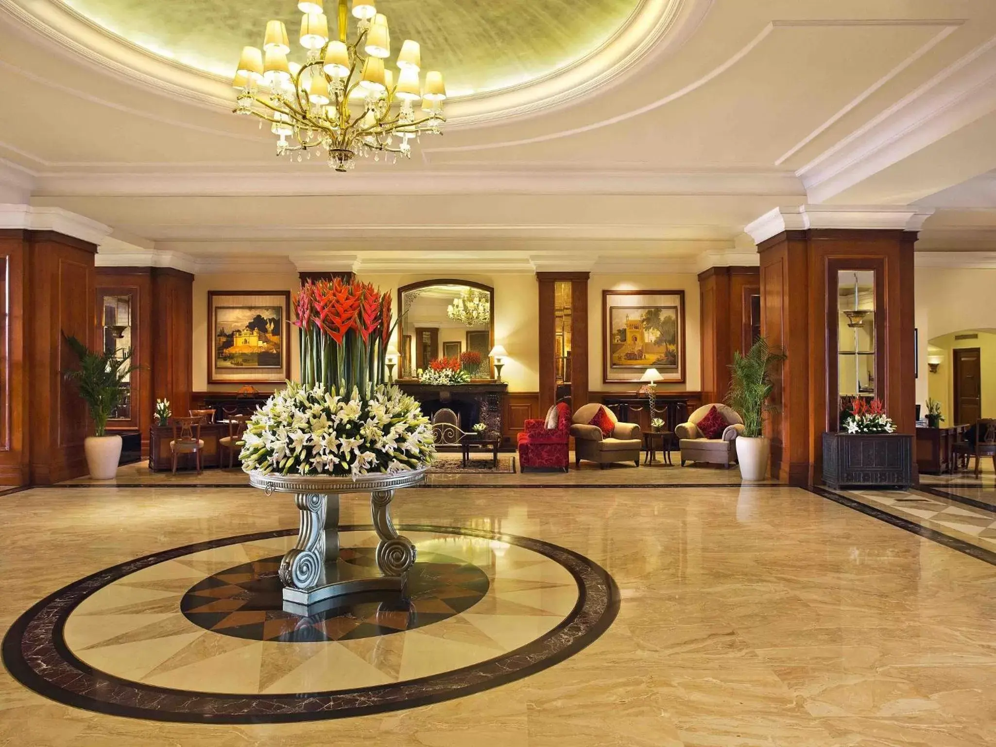 Lobby or reception, Lobby/Reception in Eros Hotel New Delhi, Nehru Place