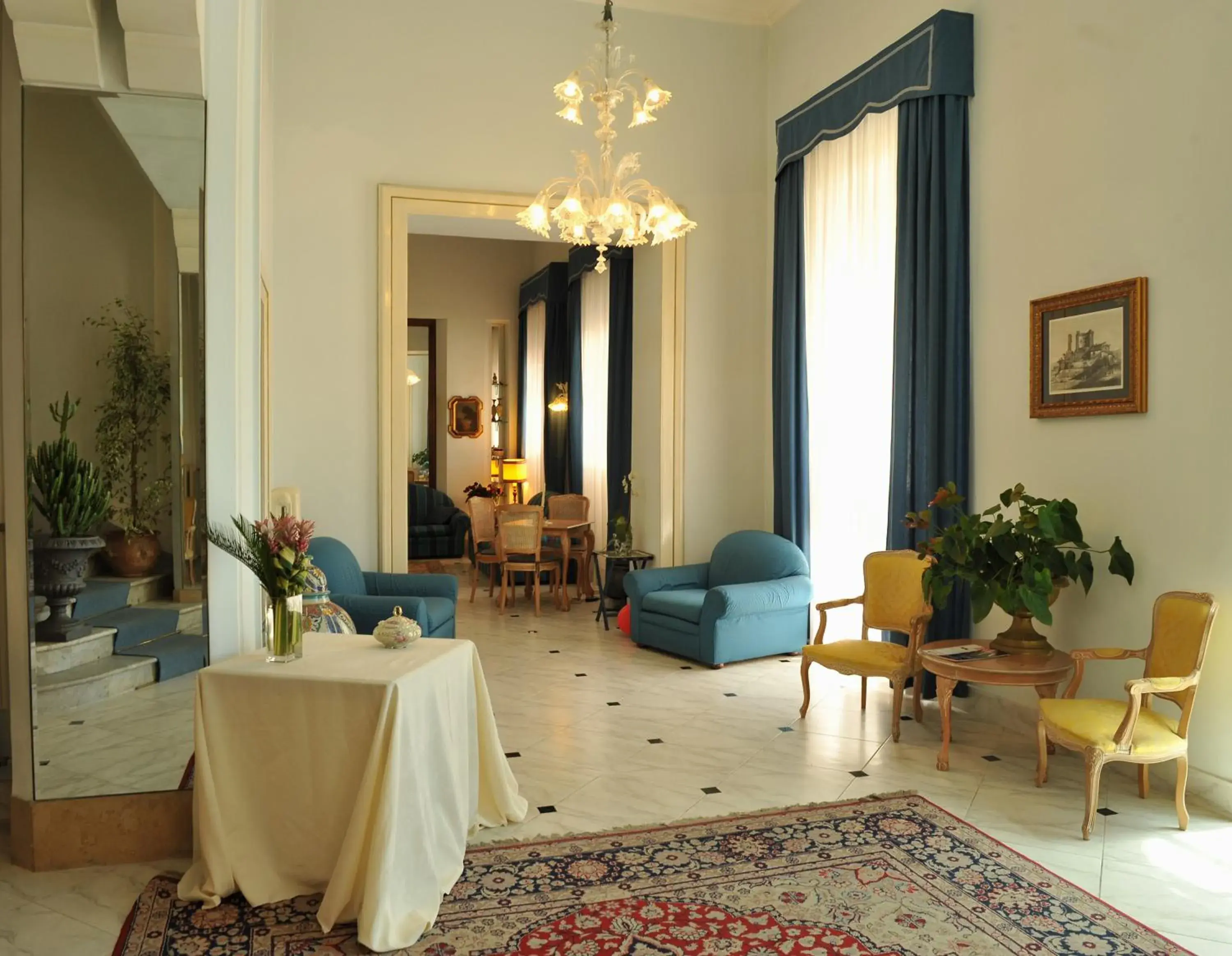 Day, Seating Area in Grande Albergo Quattro Stagioni