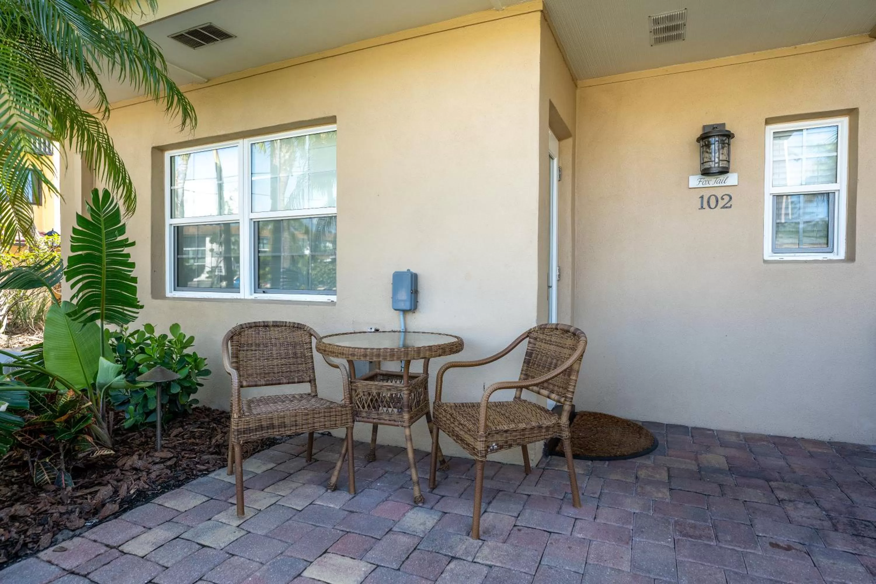 Living room in The Capri at Siesta