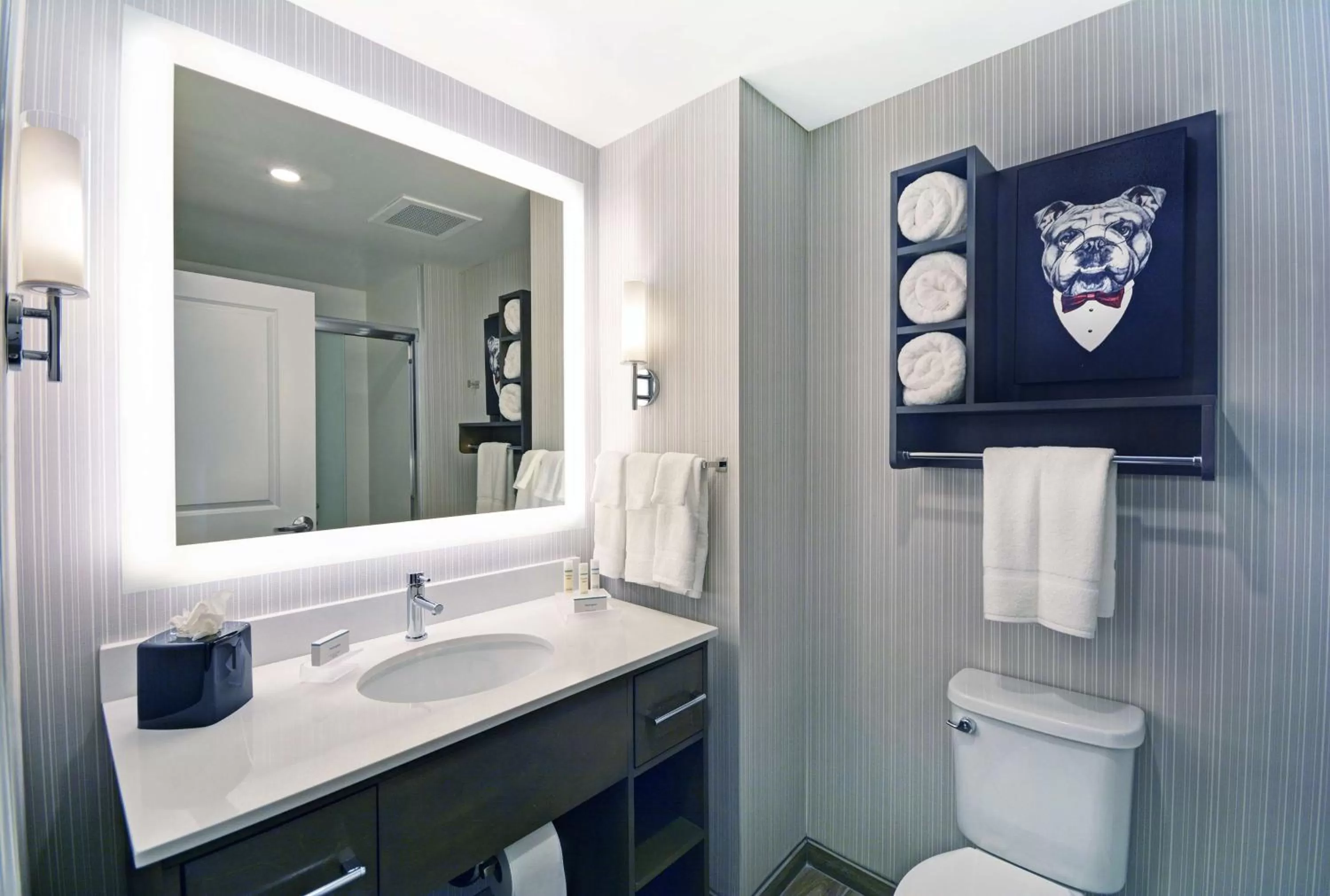 Toilet in Homewood Suites by Hilton Athens Downtown University Area