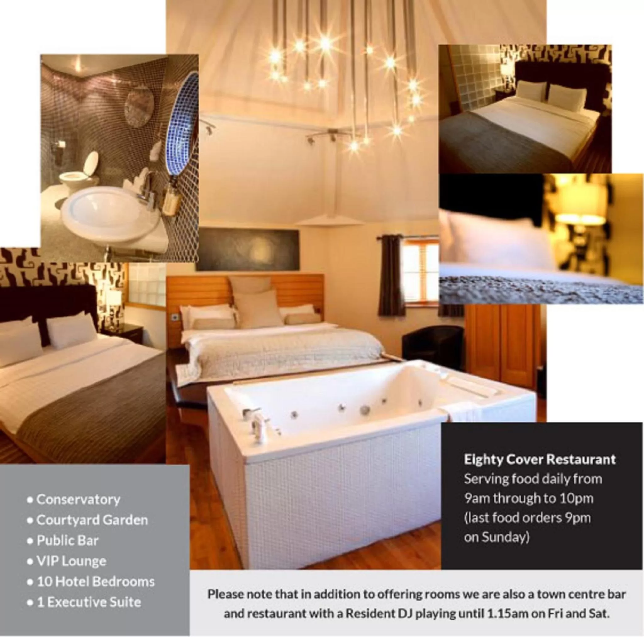 Photo of the whole room, Bed in Cheshire Cat