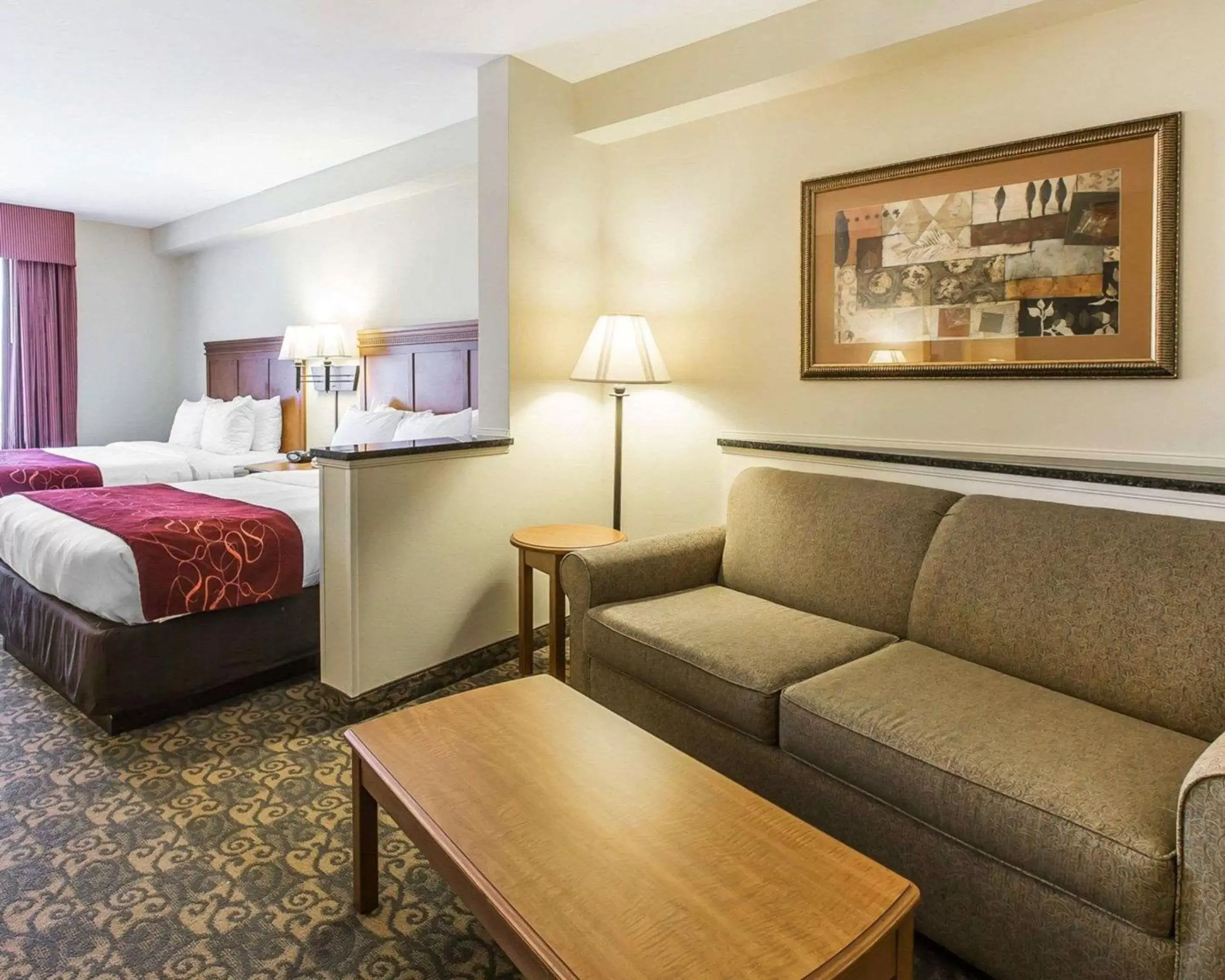 Bedroom, Seating Area in Comfort Suites