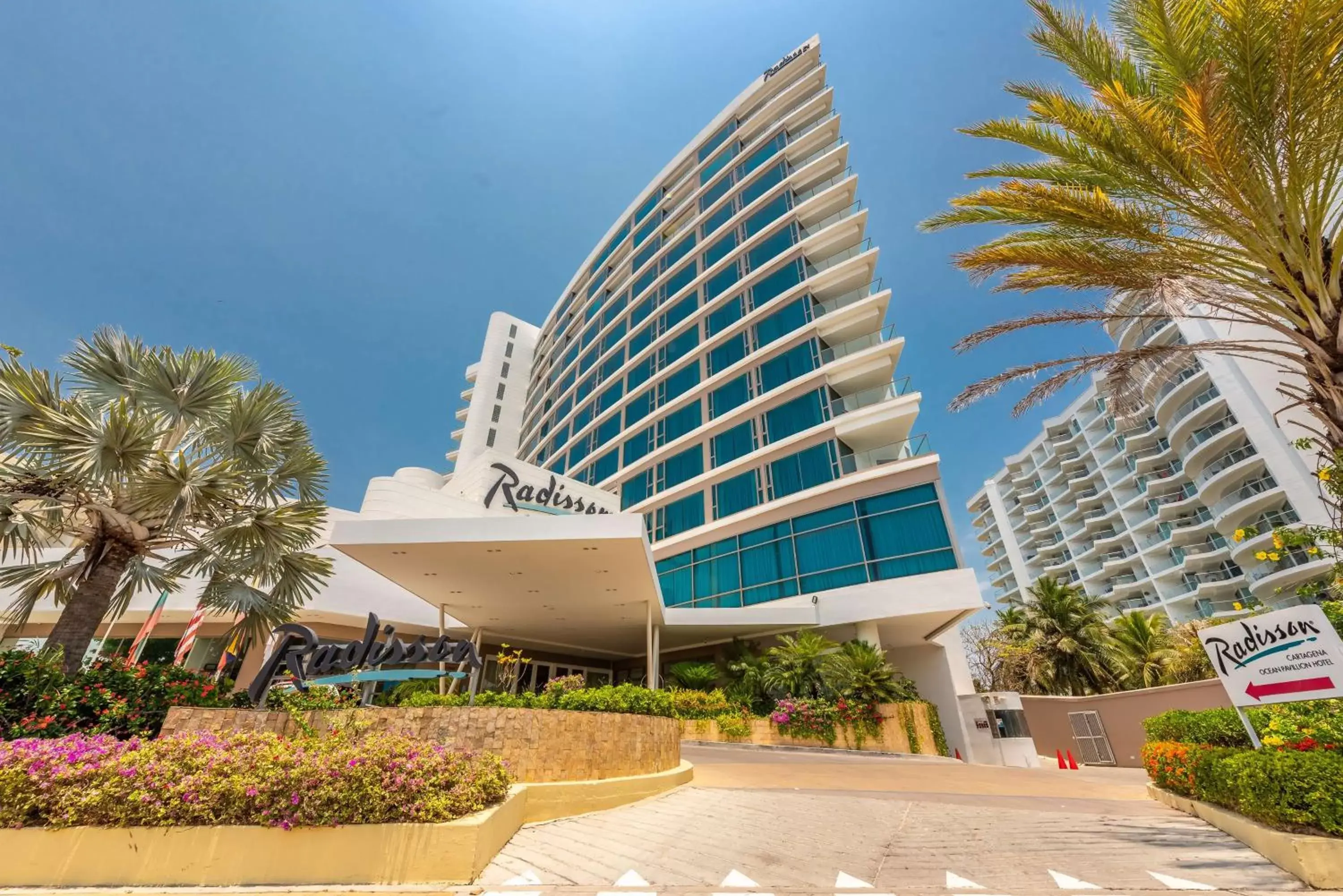 Facade/entrance, Property Building in Radisson Cartagena Ocean Pavillion Hotel