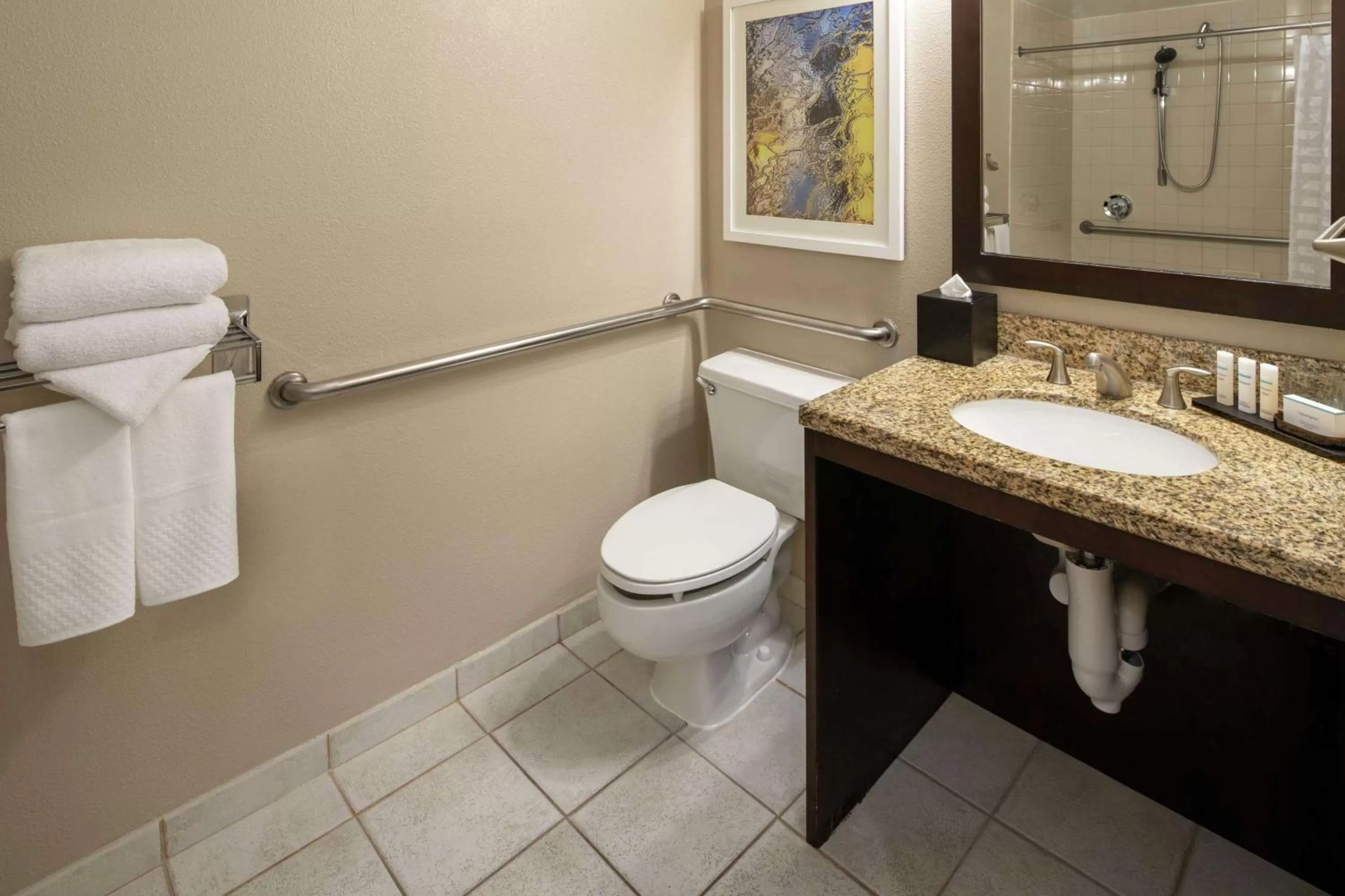 Bathroom in Embassy Suites By Hilton Seattle - Tacoma International Airport