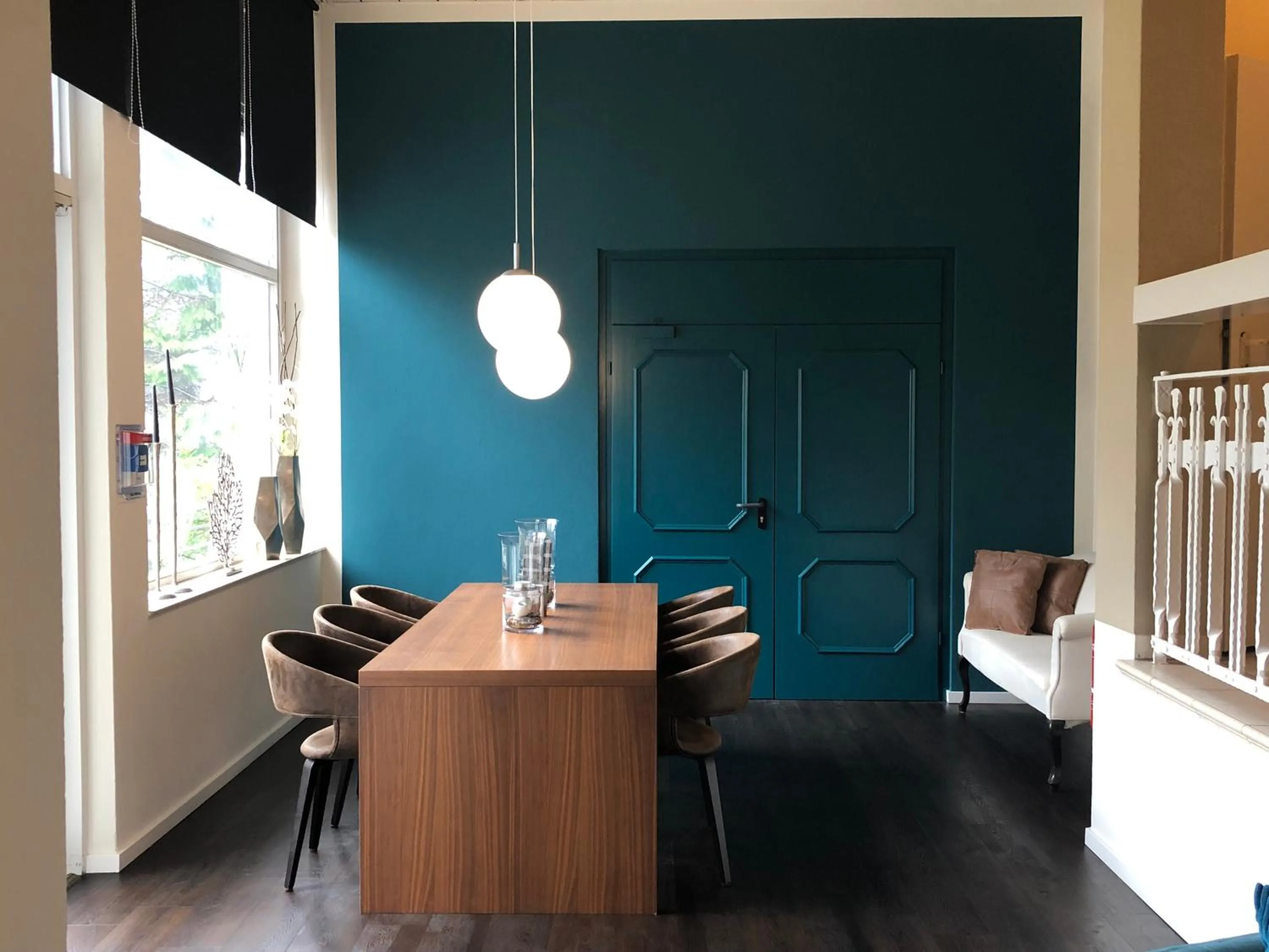 Decorative detail, Bed in Hotel Engel