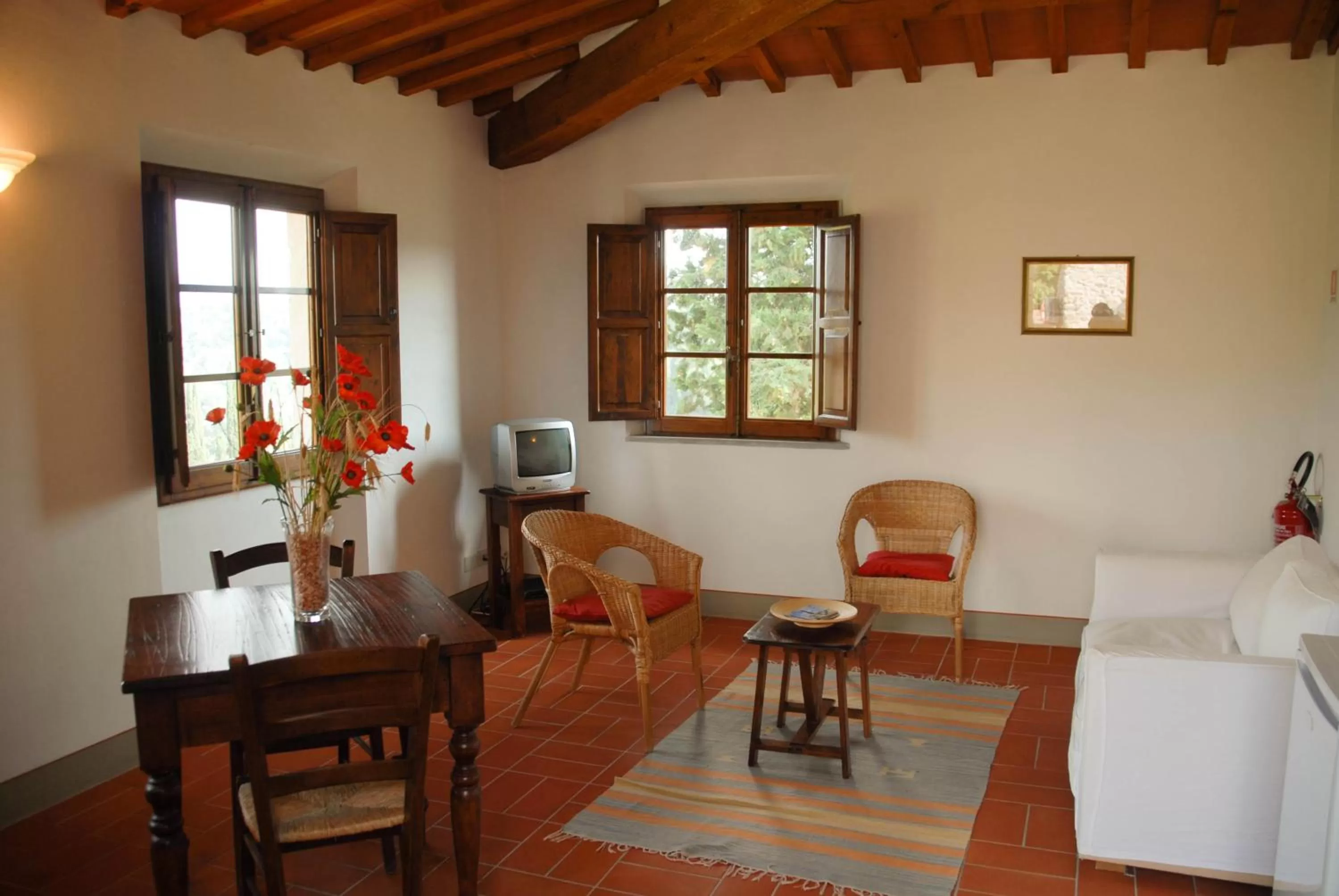 Living room in Borgo Bottaia
