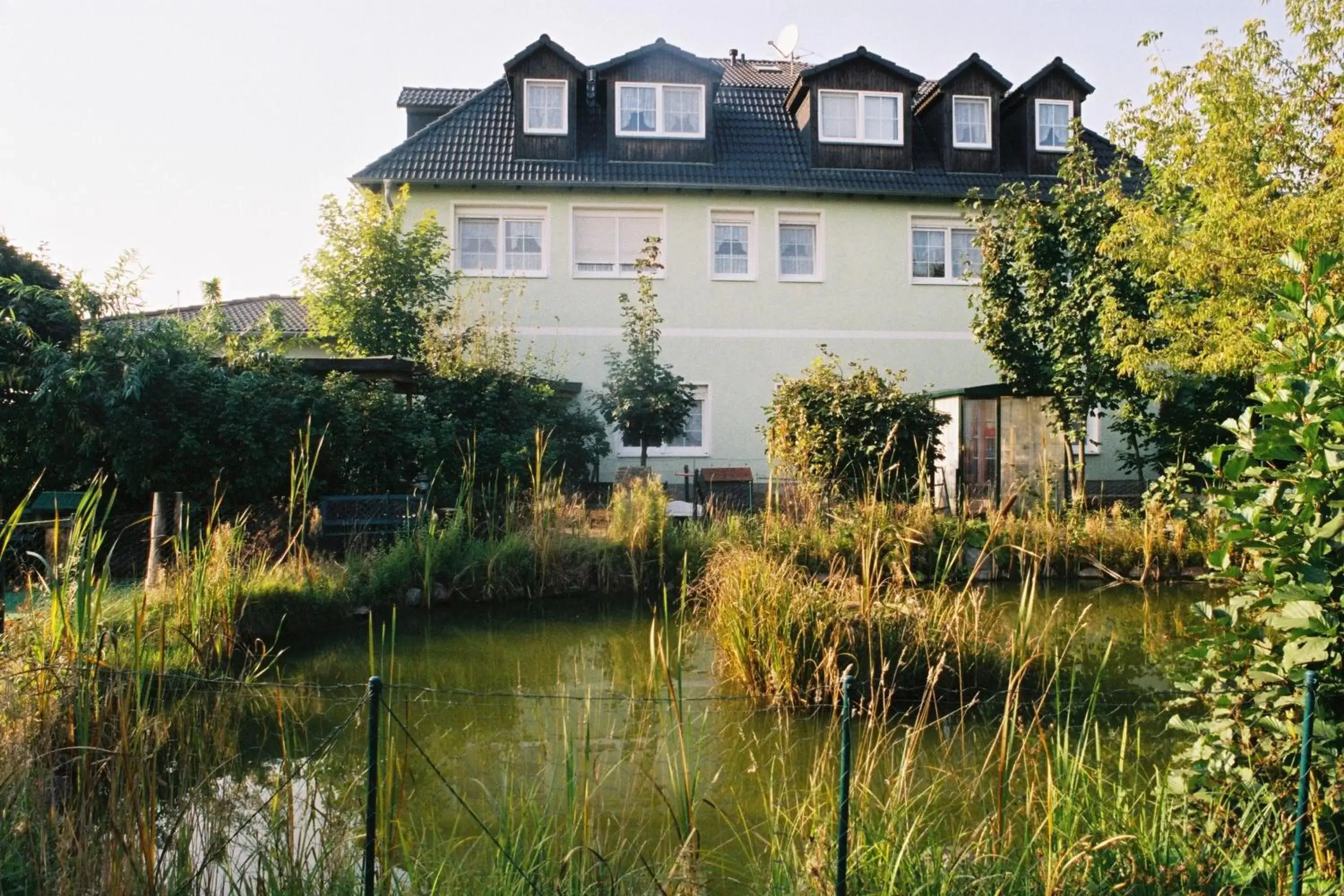 Garden, Property Building in Hotel Gasthof Goldener Hahn