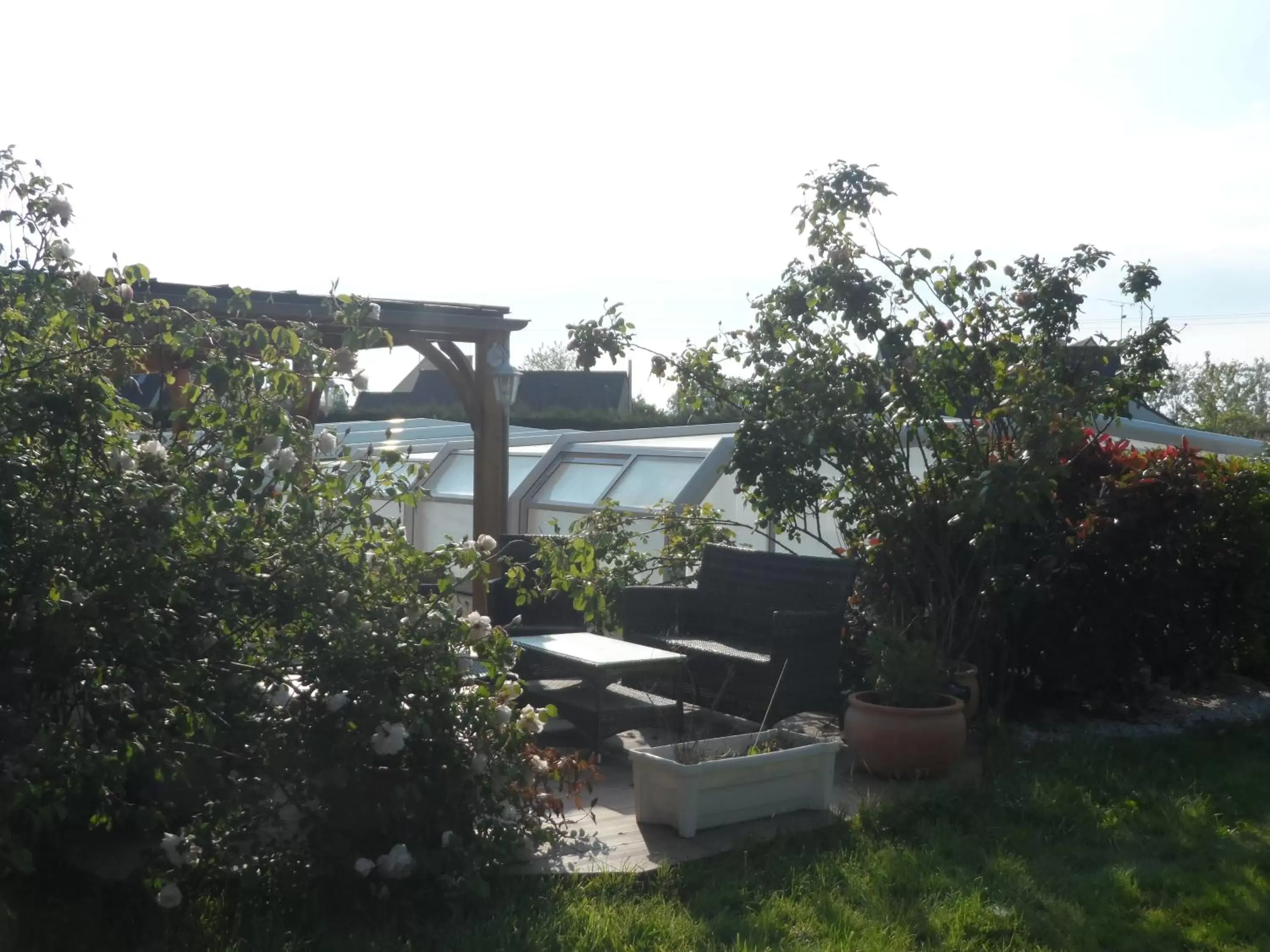 Pool view, Property Building in Cafecouet'Breizh