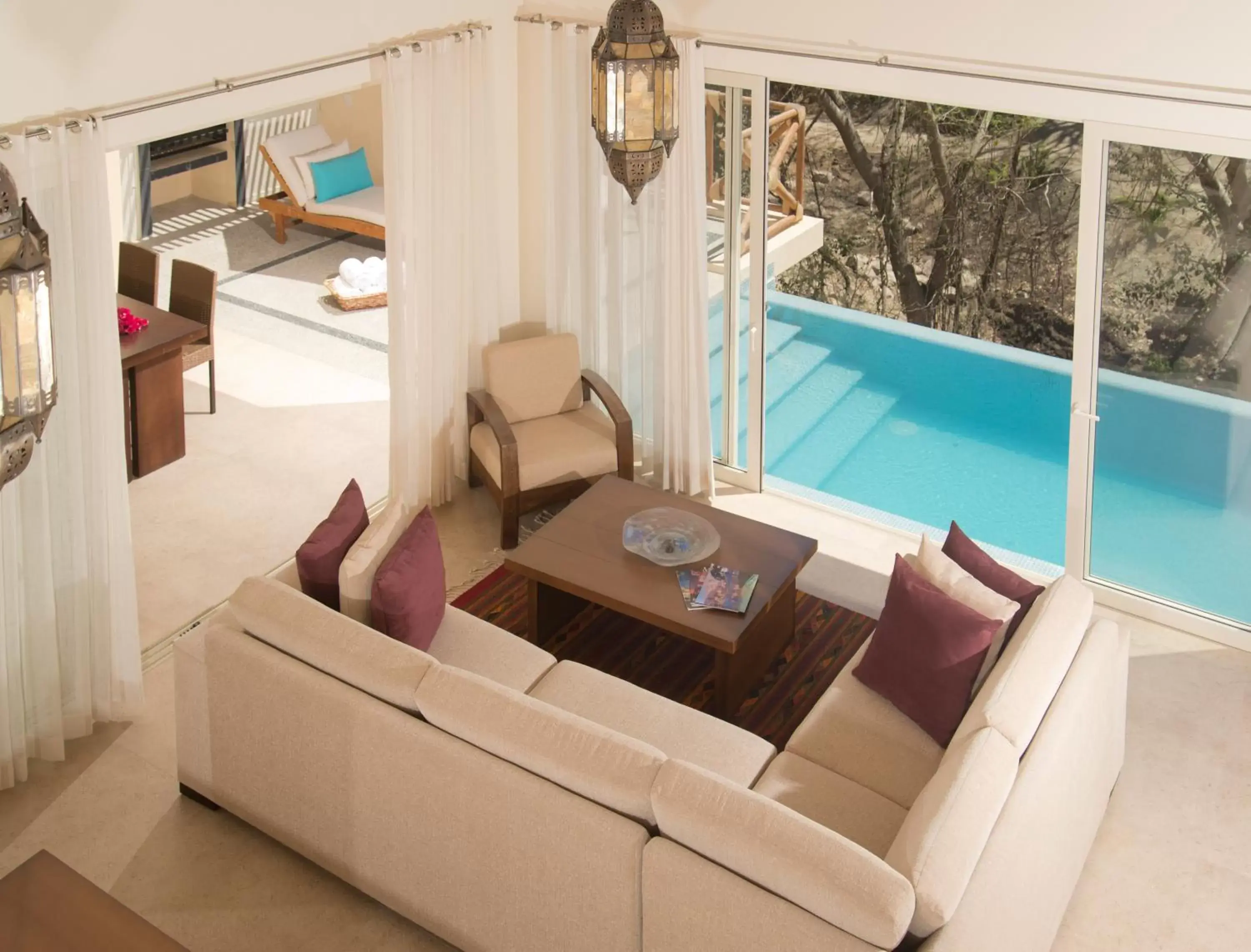 Living room, Pool View in Grand Matlali Riviera Nayarit