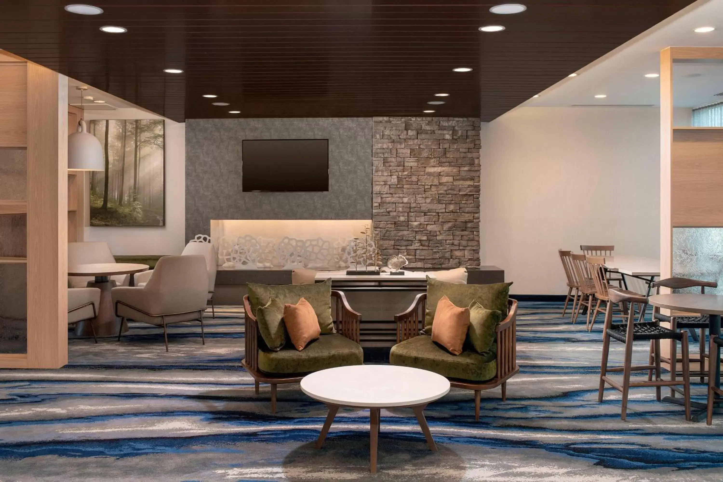 Lobby or reception, Lounge/Bar in Fairfield Inn & Suites by Marriott Miami Airport West/Doral
