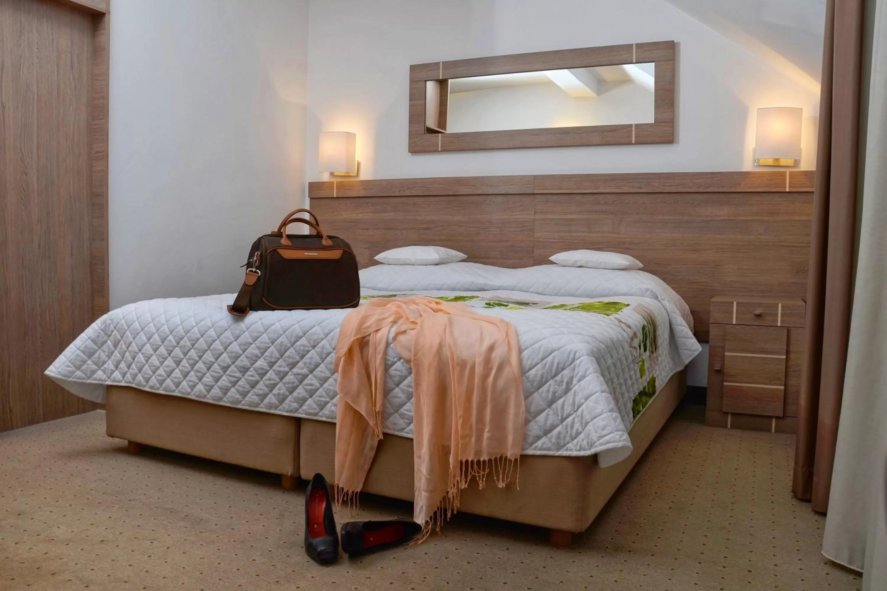 Bedroom, Bed in Stary Tartak