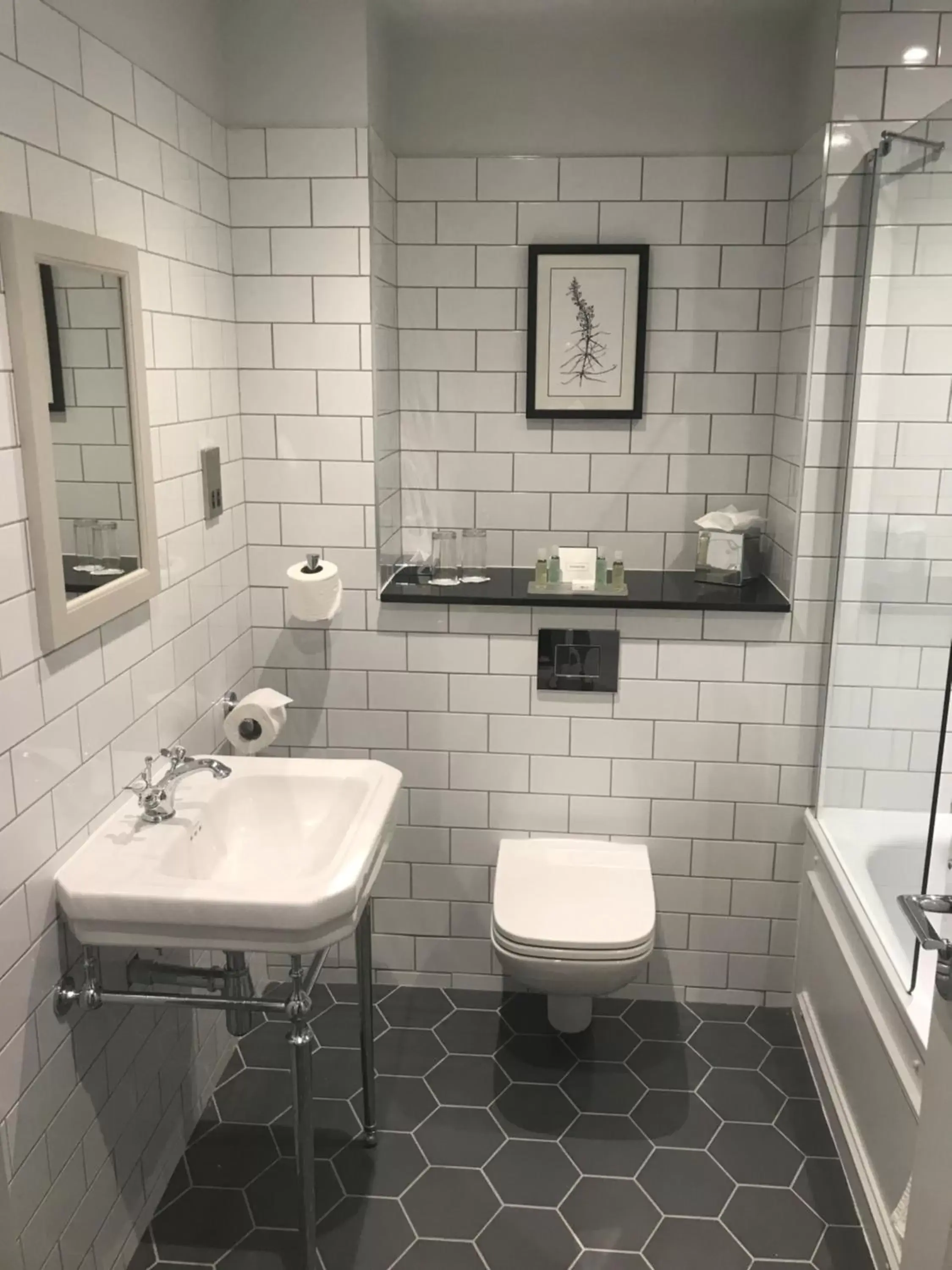 Bathroom in Redworth Hall Hotel- Part of the Cairn Collection