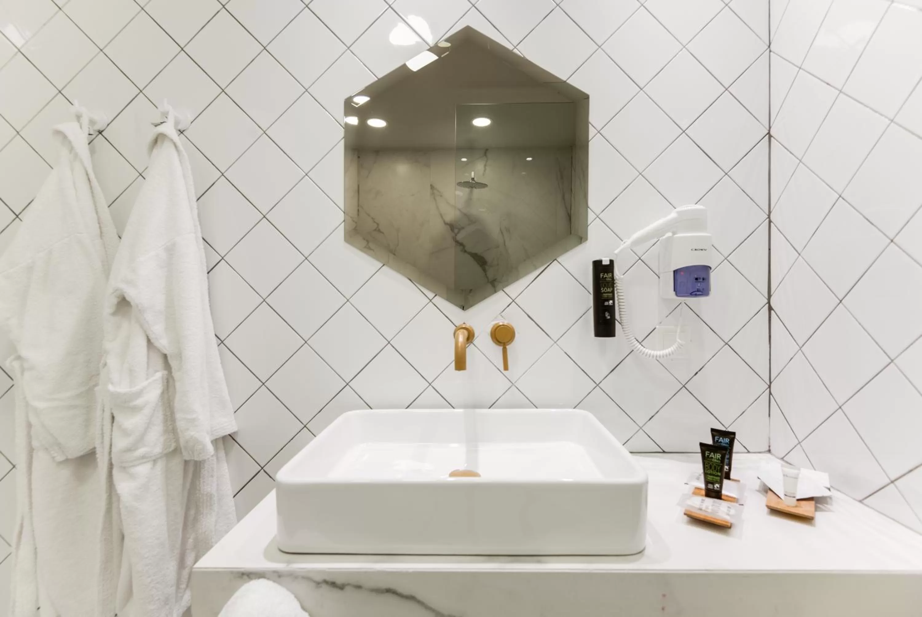 Bathroom in Colors Urban Hotel Thessaloniki