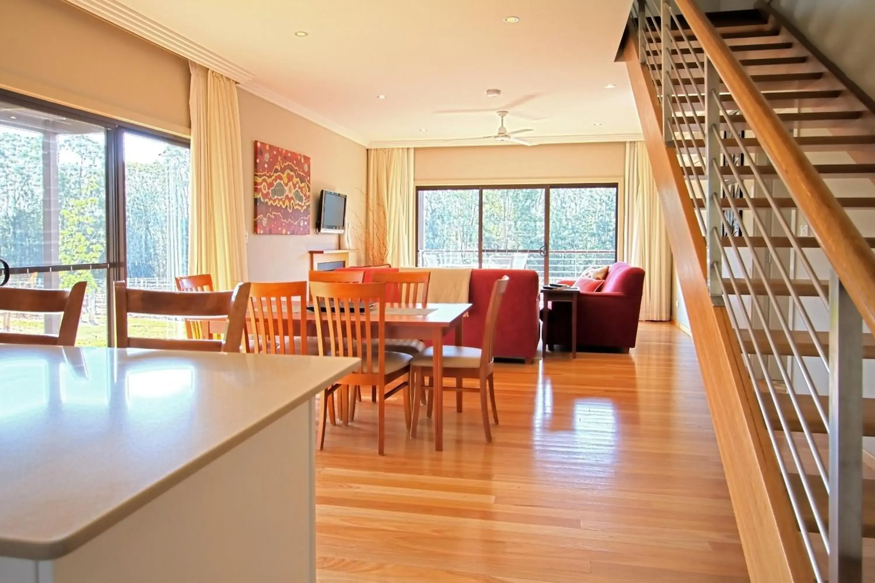 Living room in Hermitage Lodge