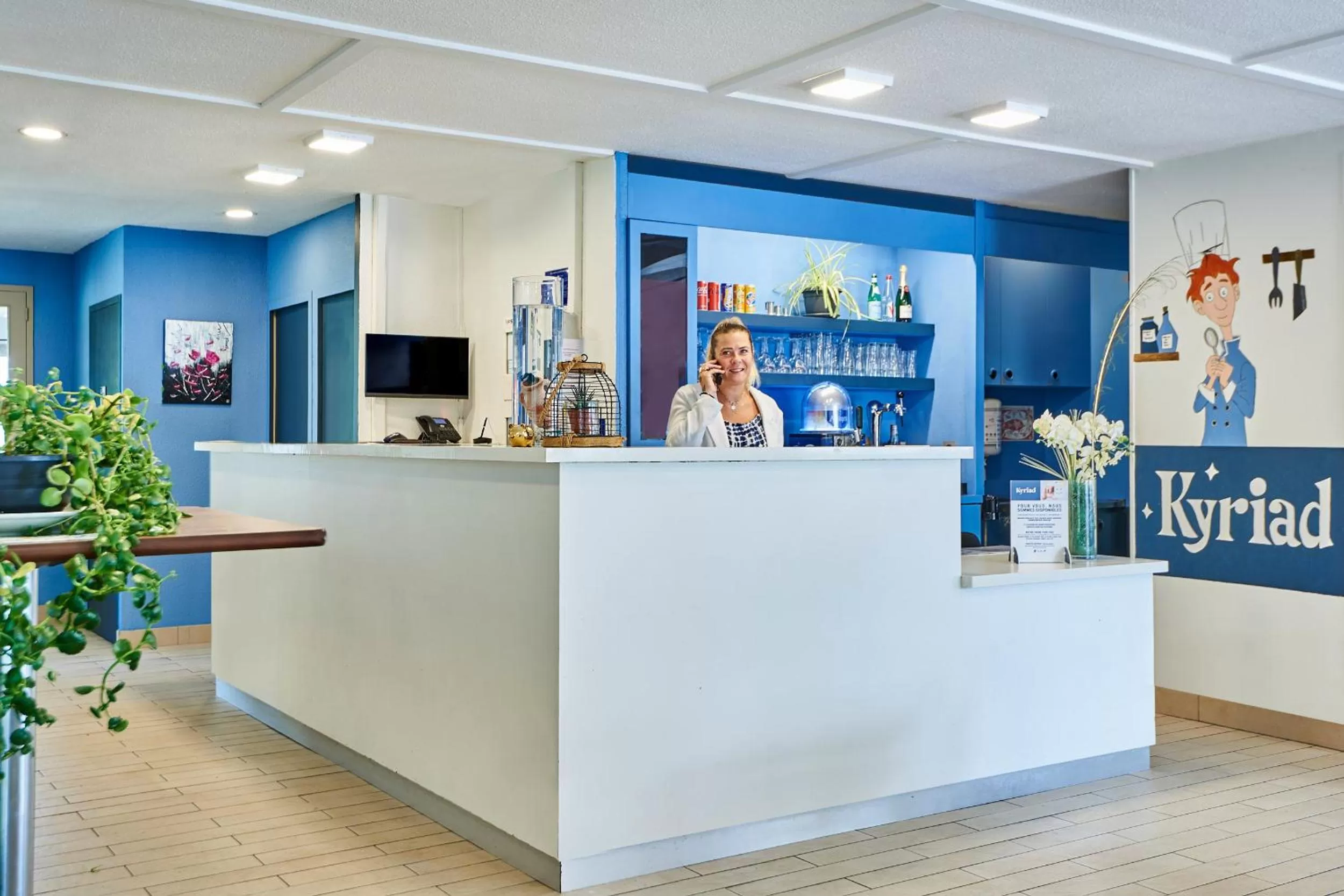 Lobby or reception in Kyriad Tarbes Bastillac