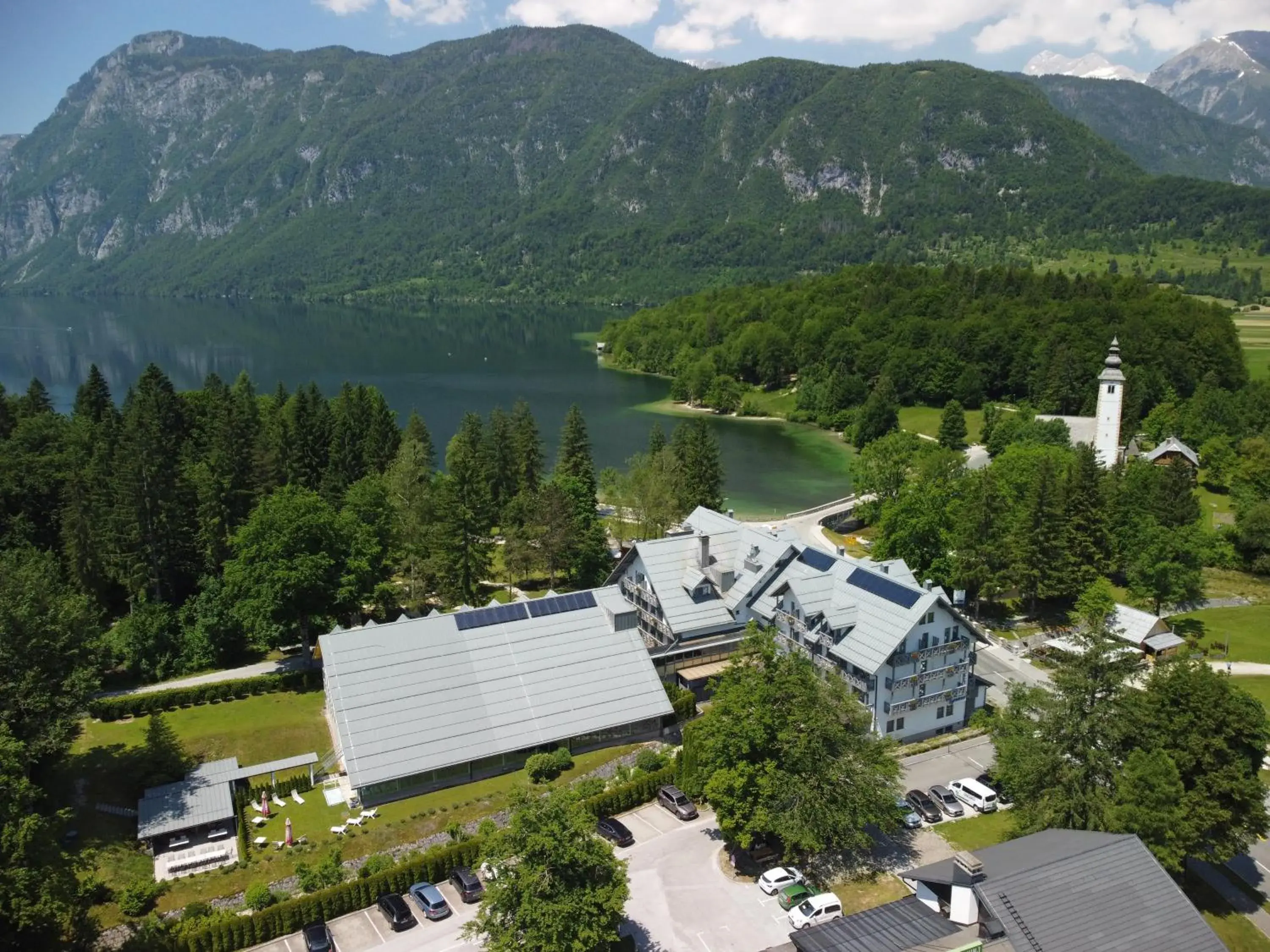 Property building, Bird's-eye View in Hotel Jezero