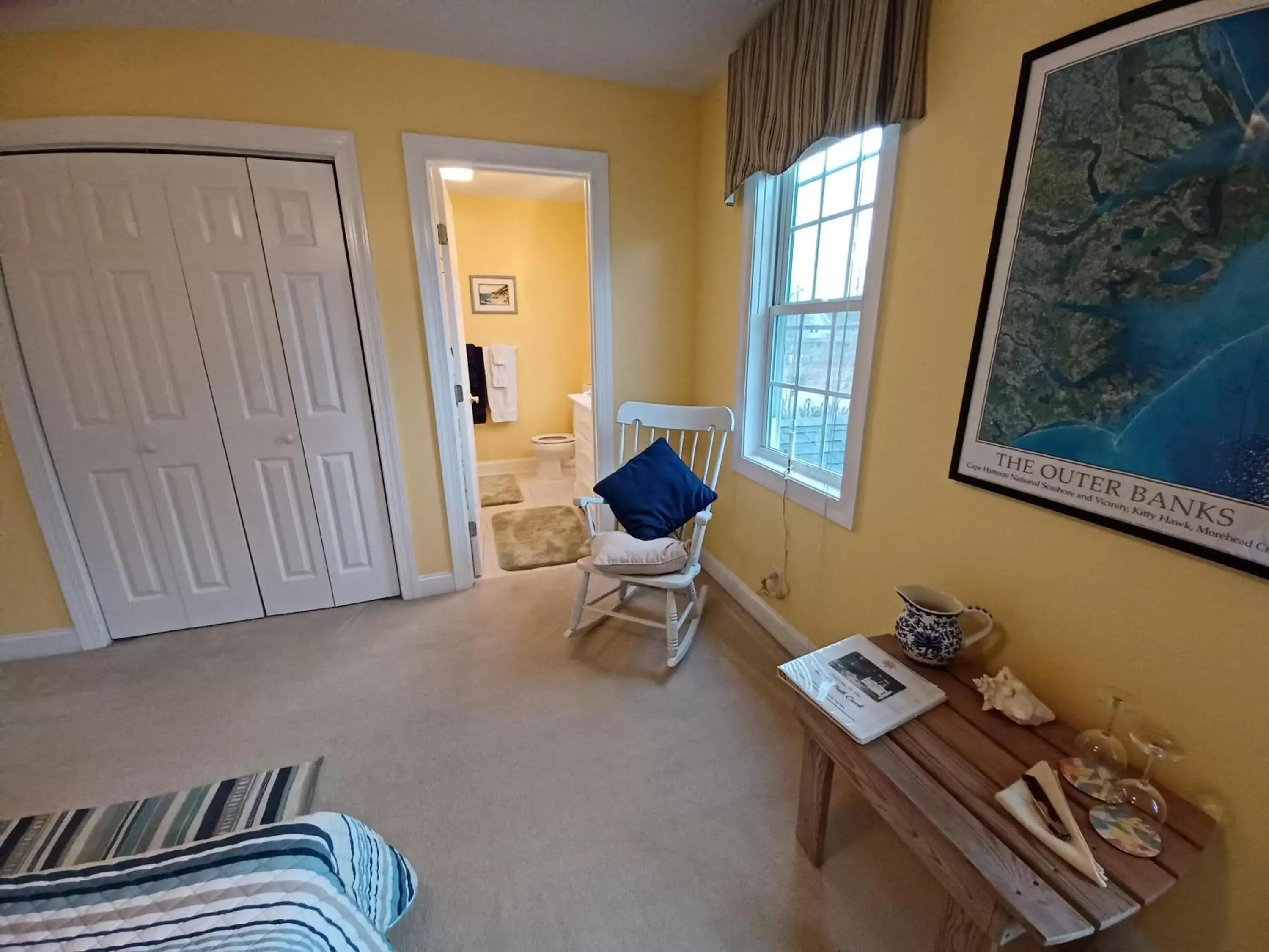 Bedroom, TV/Entertainment Center in The Inn on Bath Creek