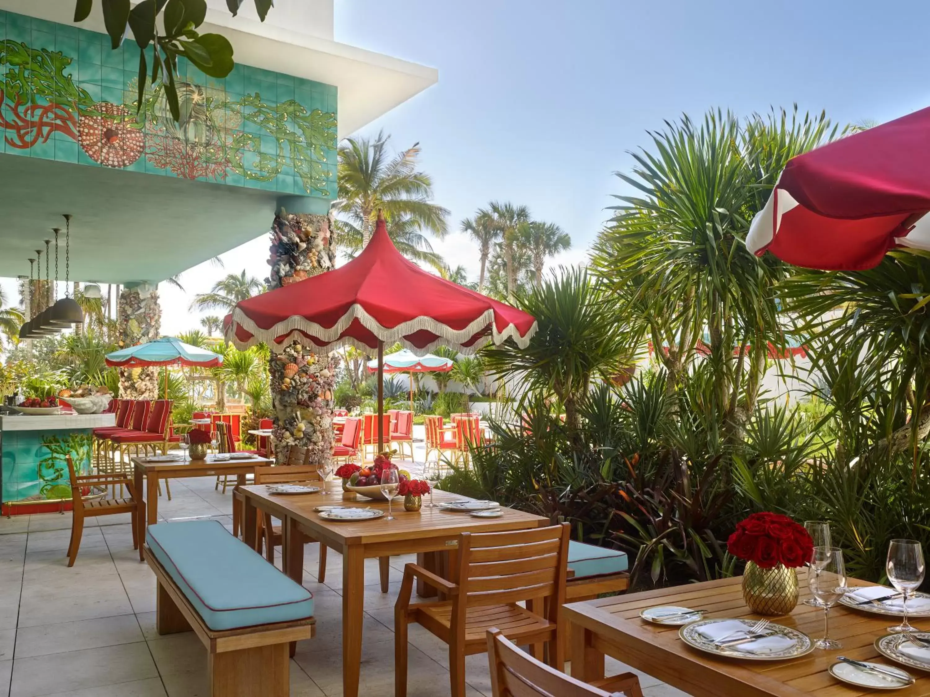 Patio, Restaurant/Places to Eat in Faena Hotel Miami Beach