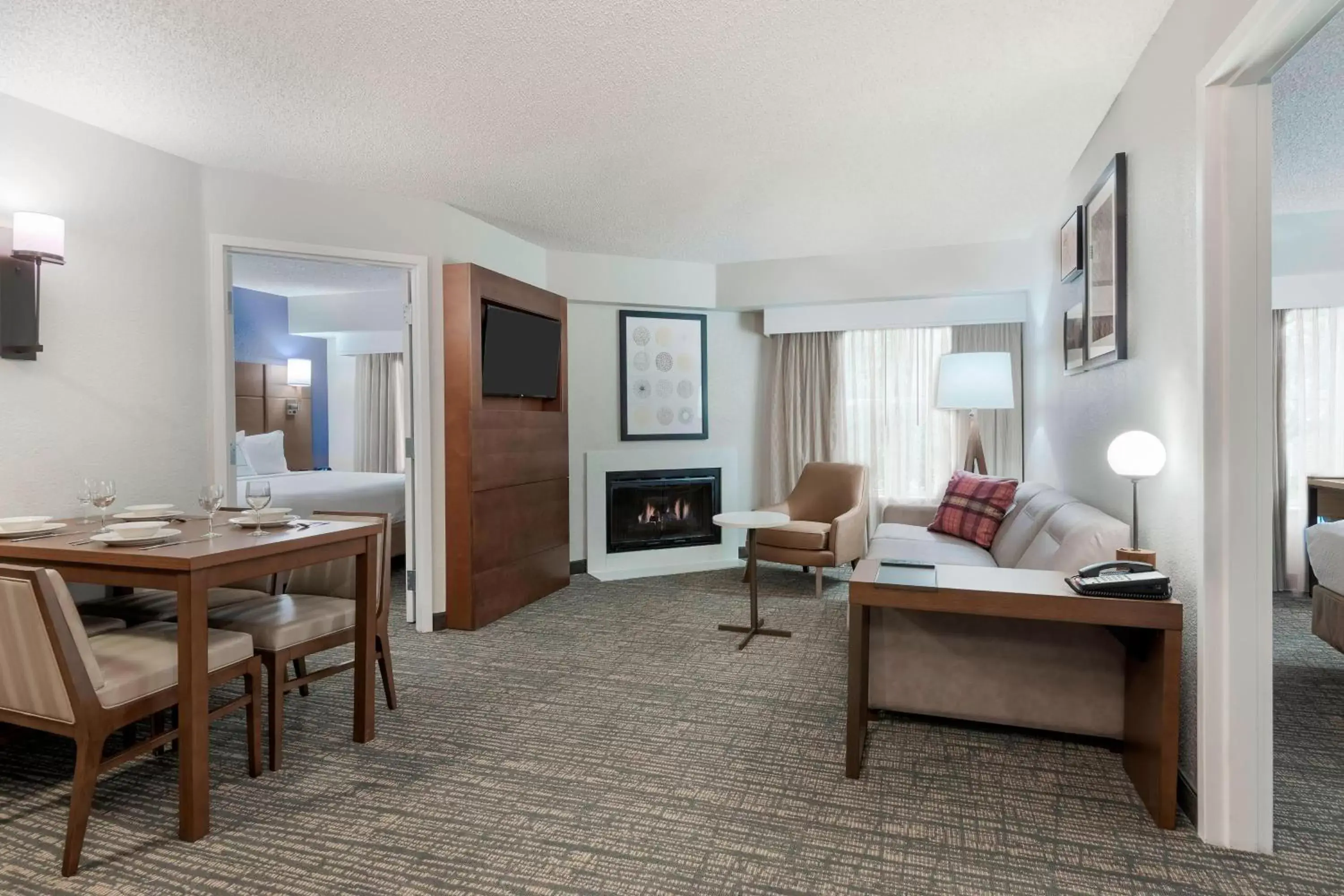 Living room, Seating Area in Residence Inn by Marriott Tampa at USF/Medical Center