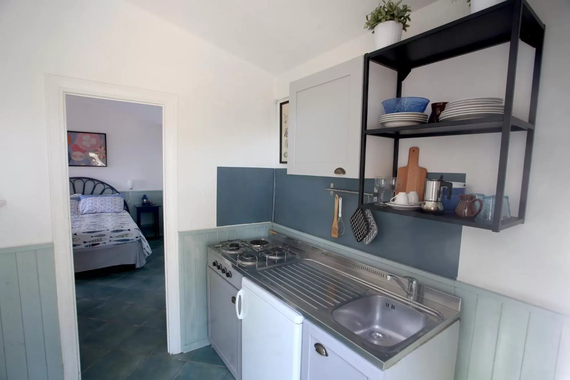 Kitchen or kitchenette, Kitchen/Kitchenette in Ca' La Stella Sea-view Apartments