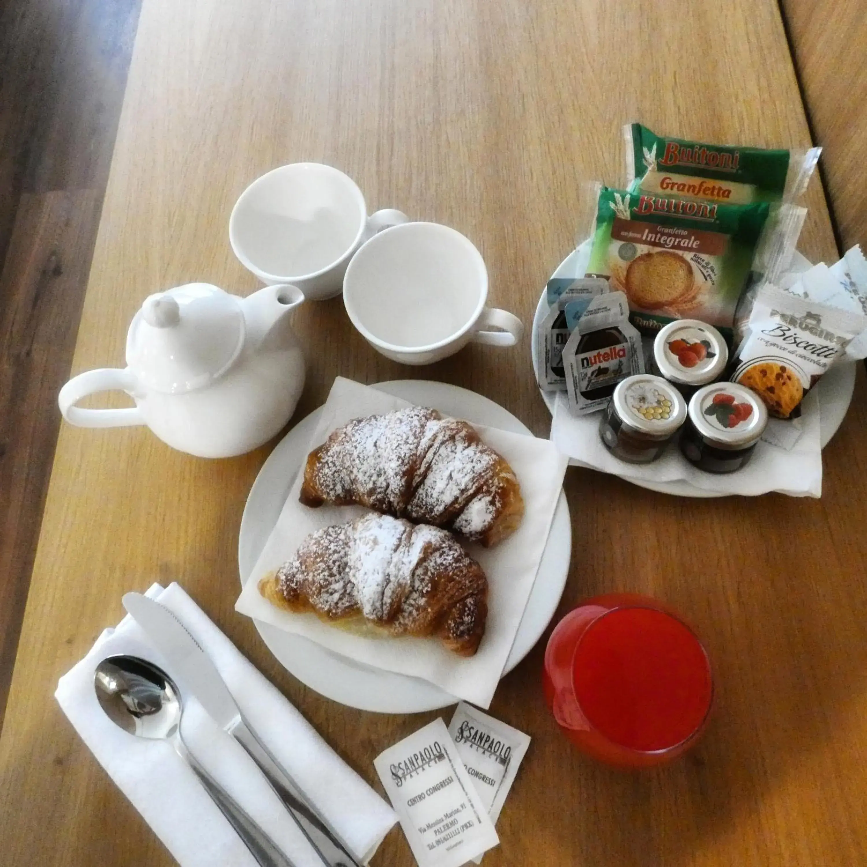 Breakfast in San Paolo Palace Hotel