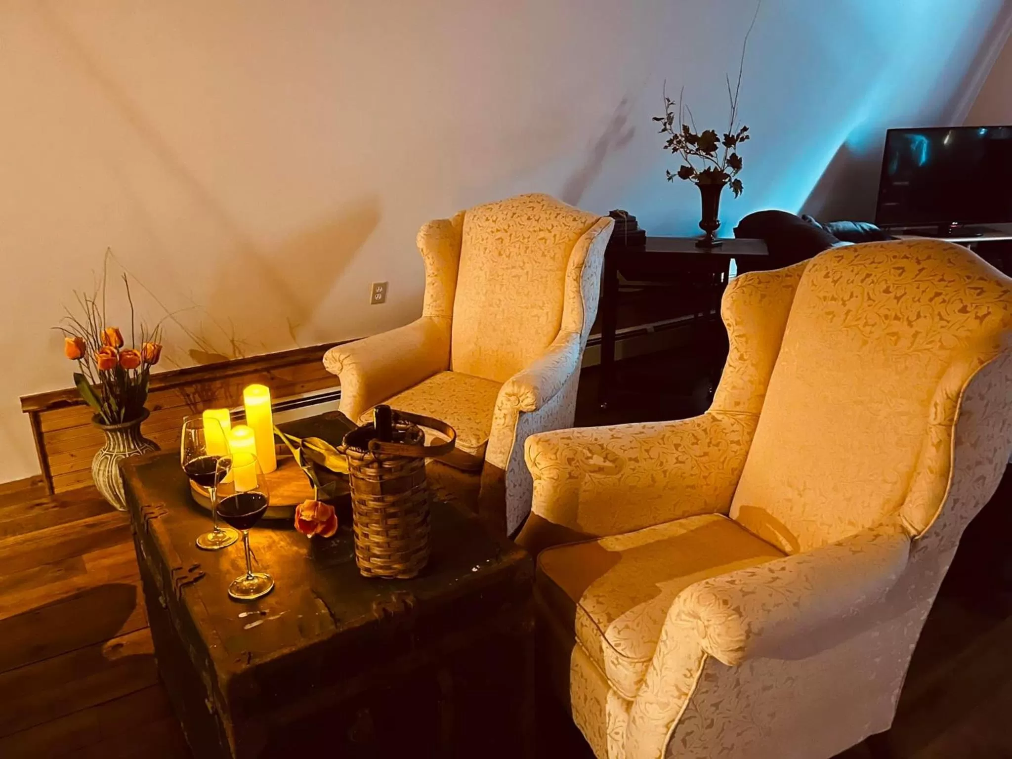 Seating area in Forest & Lake PEI Bed & Breakfast