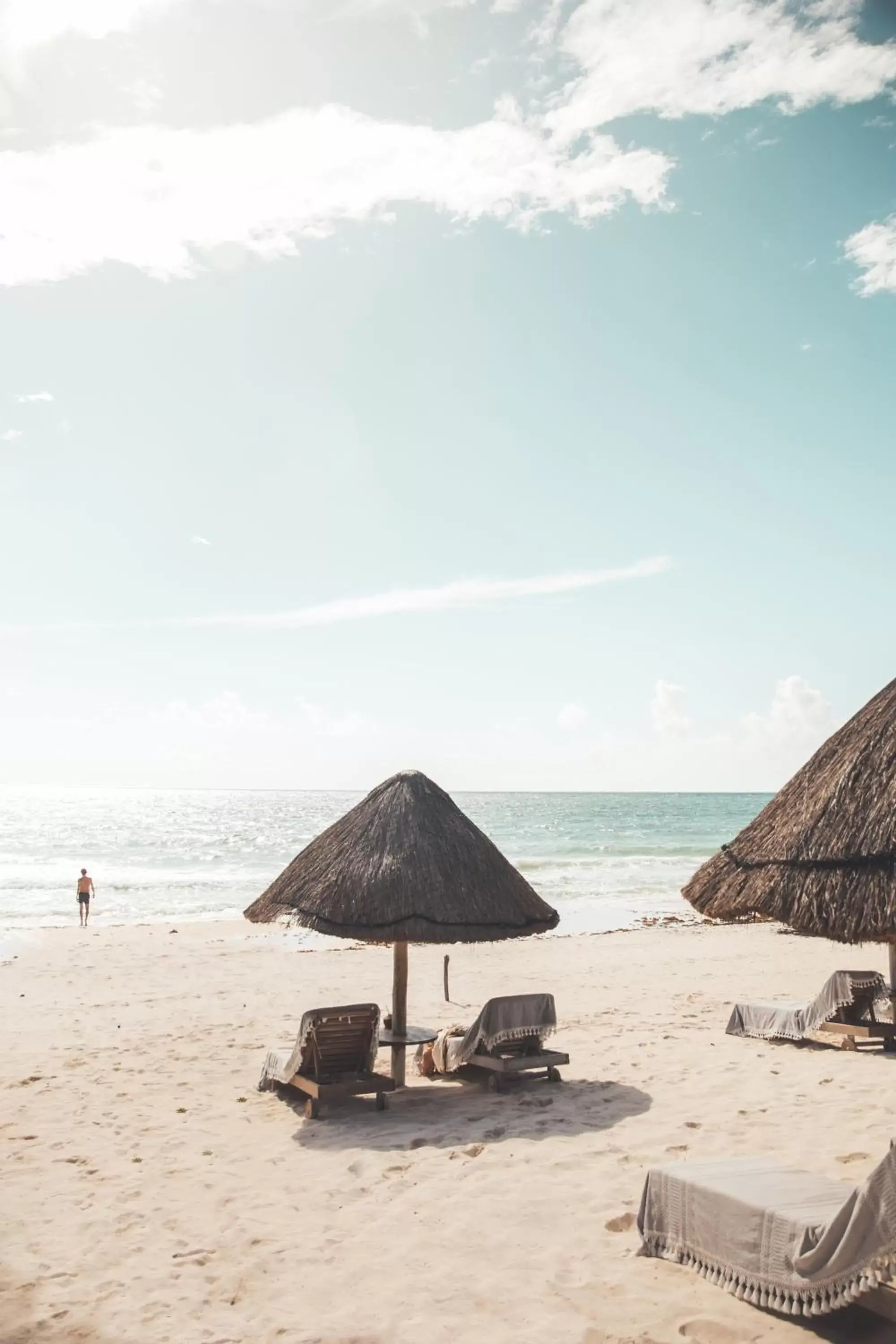 Beach in Encantada Tulum