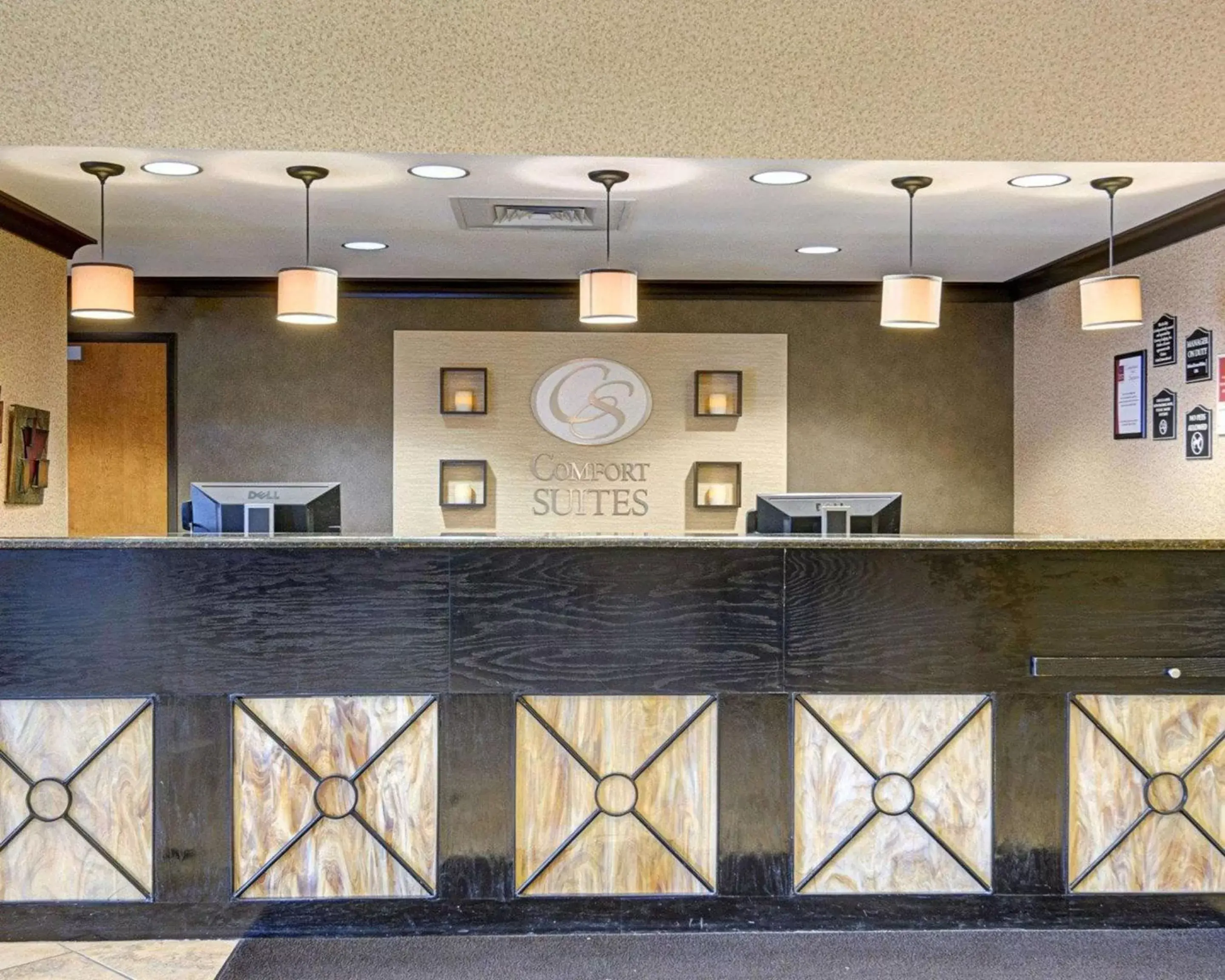 Lobby or reception in Comfort Suites Conway Lobby or reception in Comfort Suites Conway