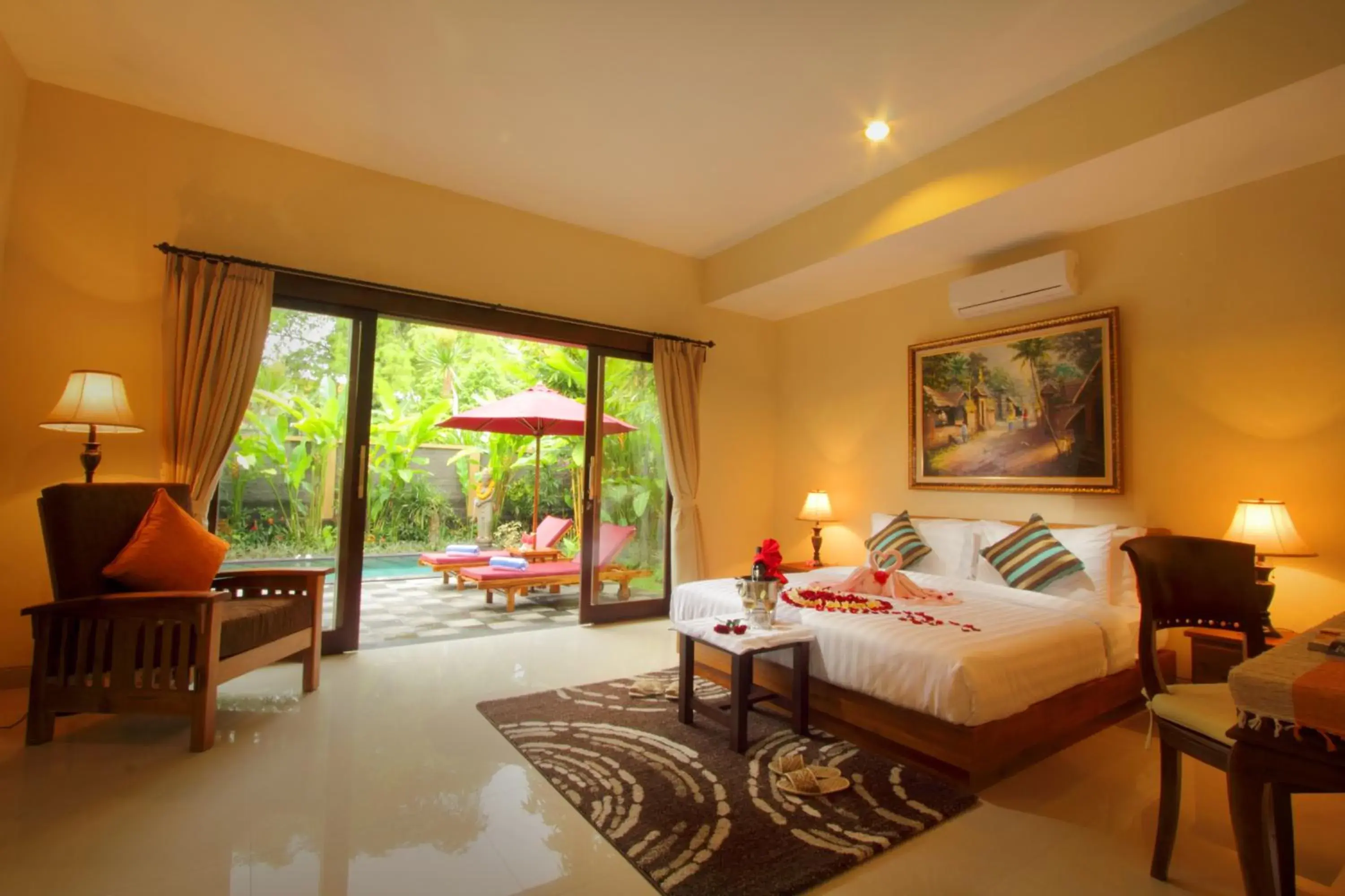 Bedroom in Kadiga Villas Ubud