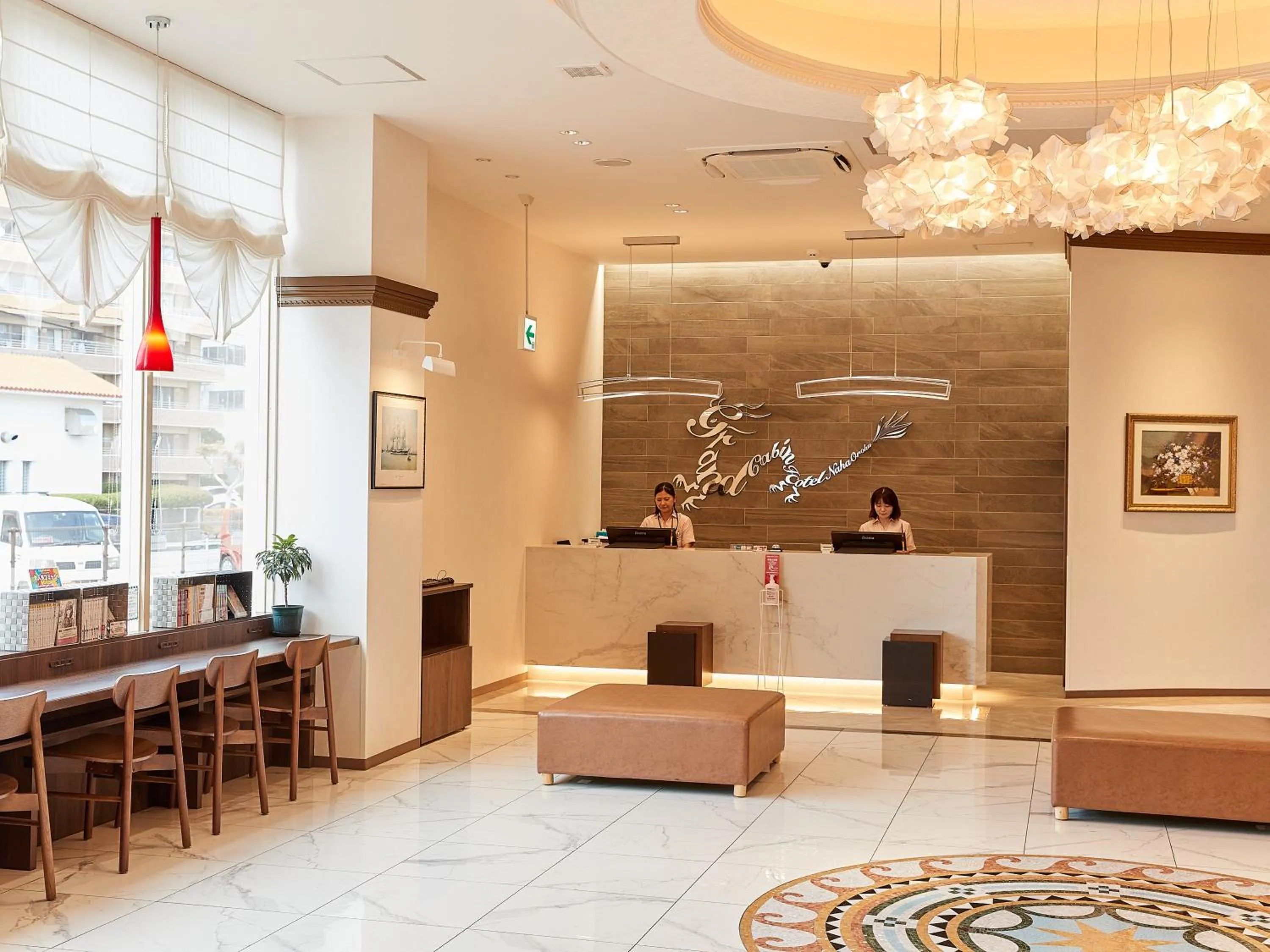 Lobby or reception in Grand Cabin Hotel Naha Oroku