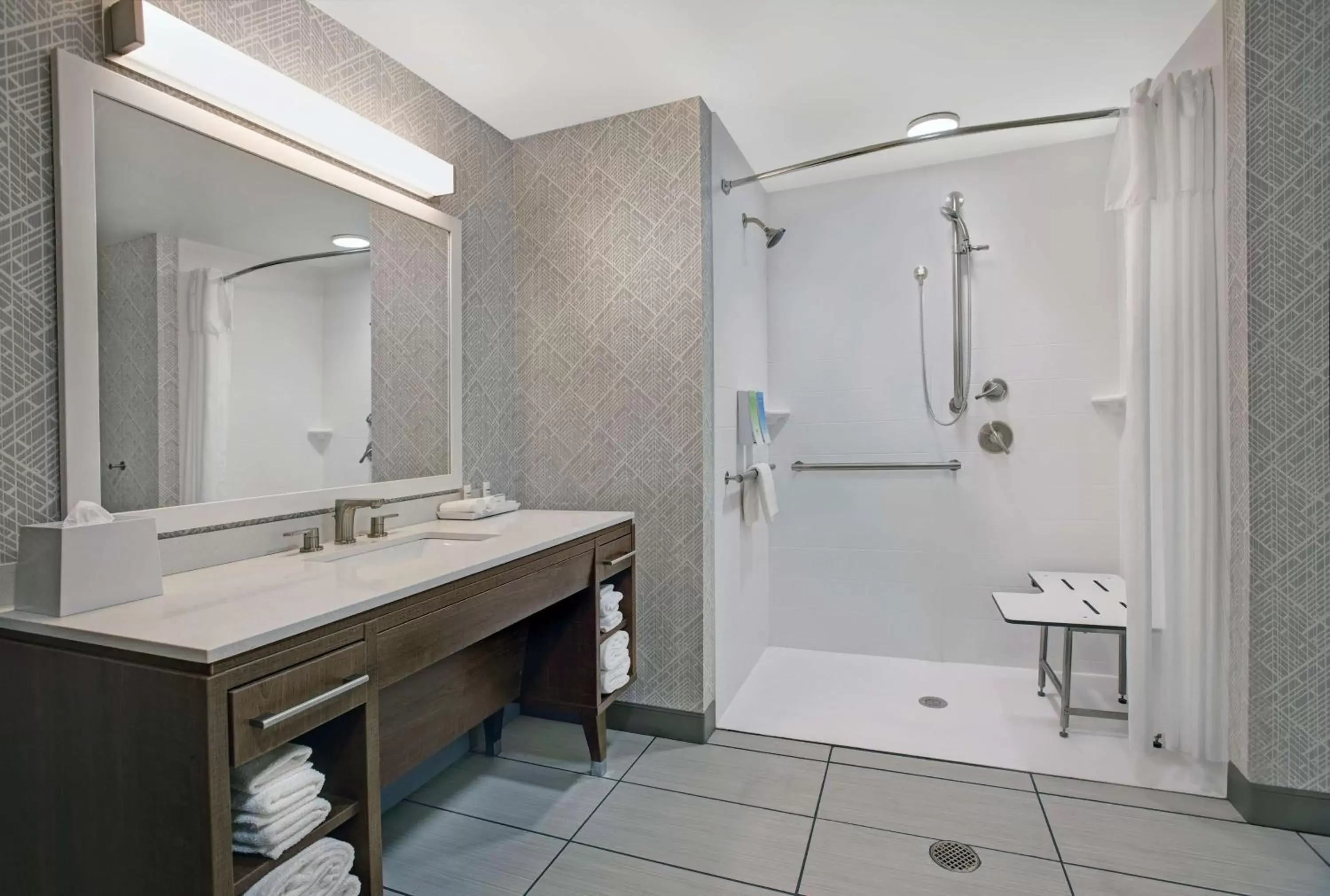 Bathroom in Home2 Suites By Hilton Asheville Airport