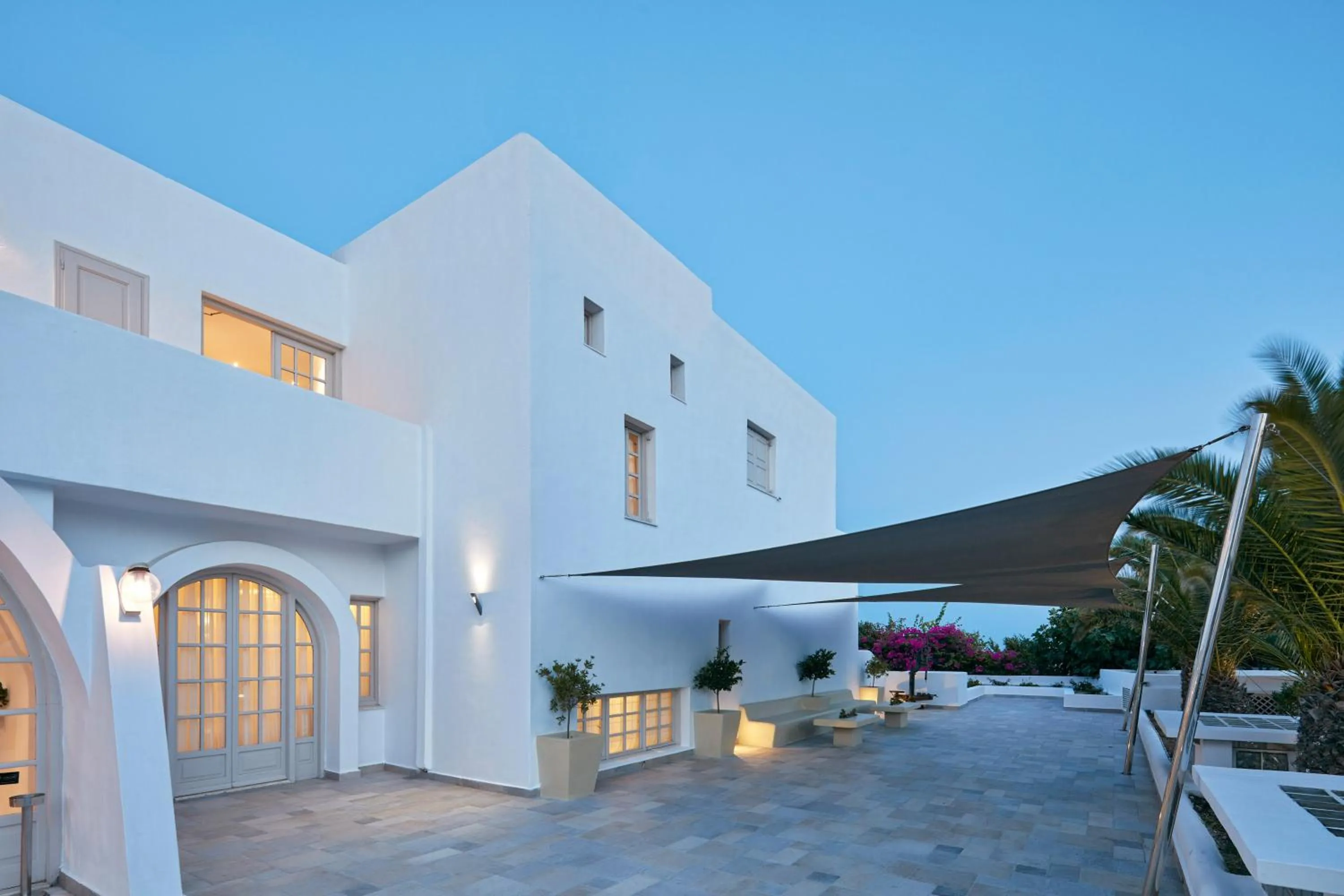 Property building in Santorini Palace