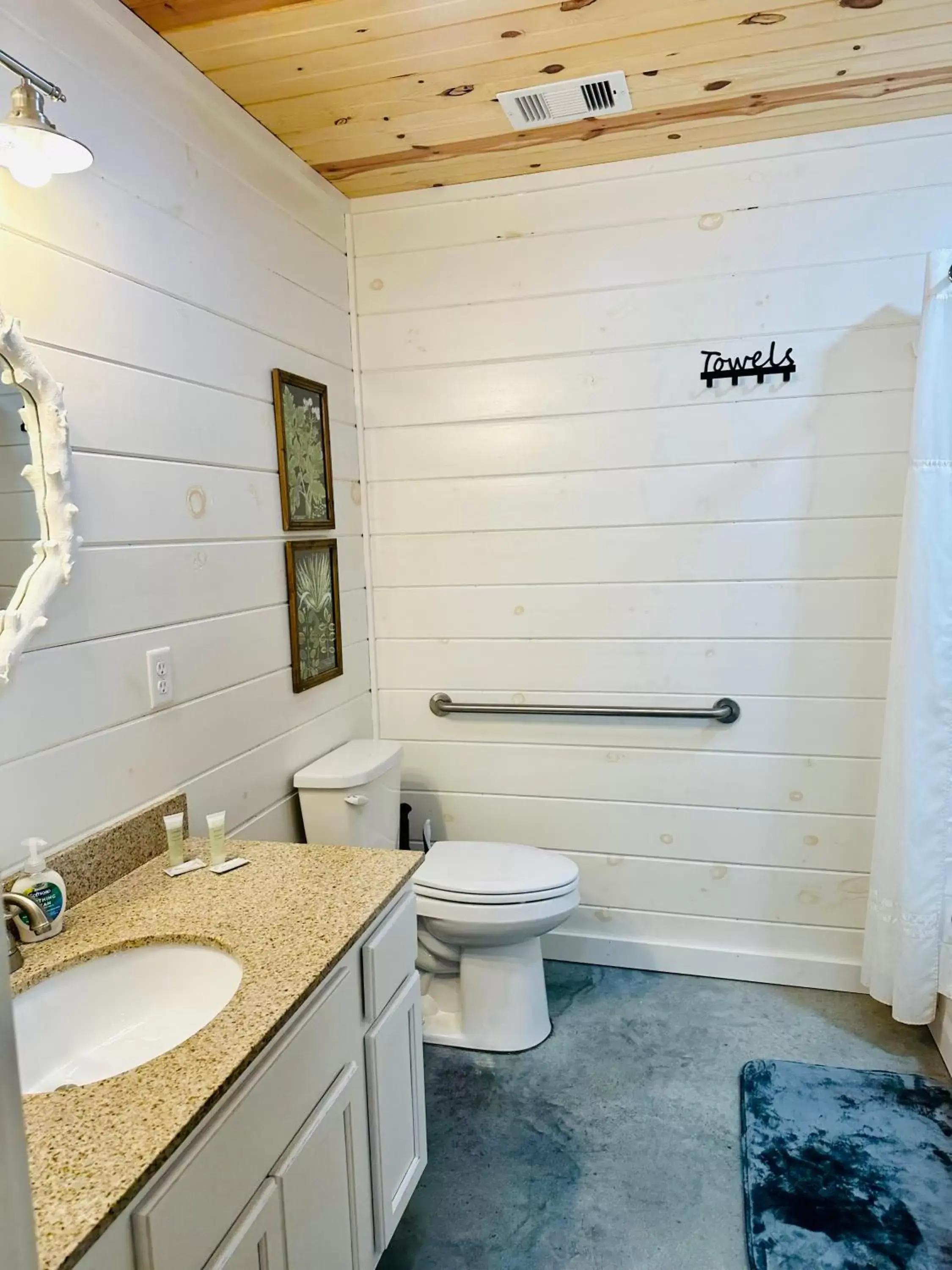 Toilet, Bathroom in Knotty Squirrel Cabins