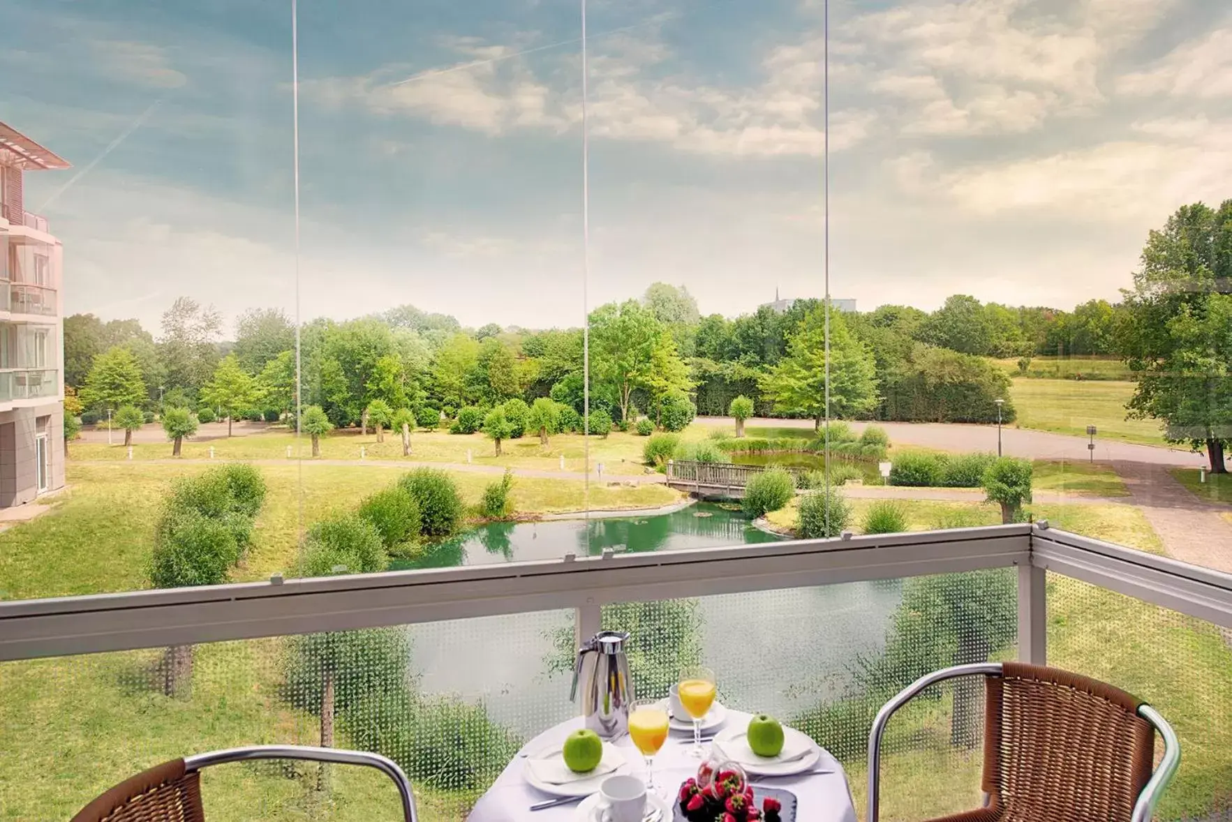 Balcony/Terrace in Welcome Hotel Wesel