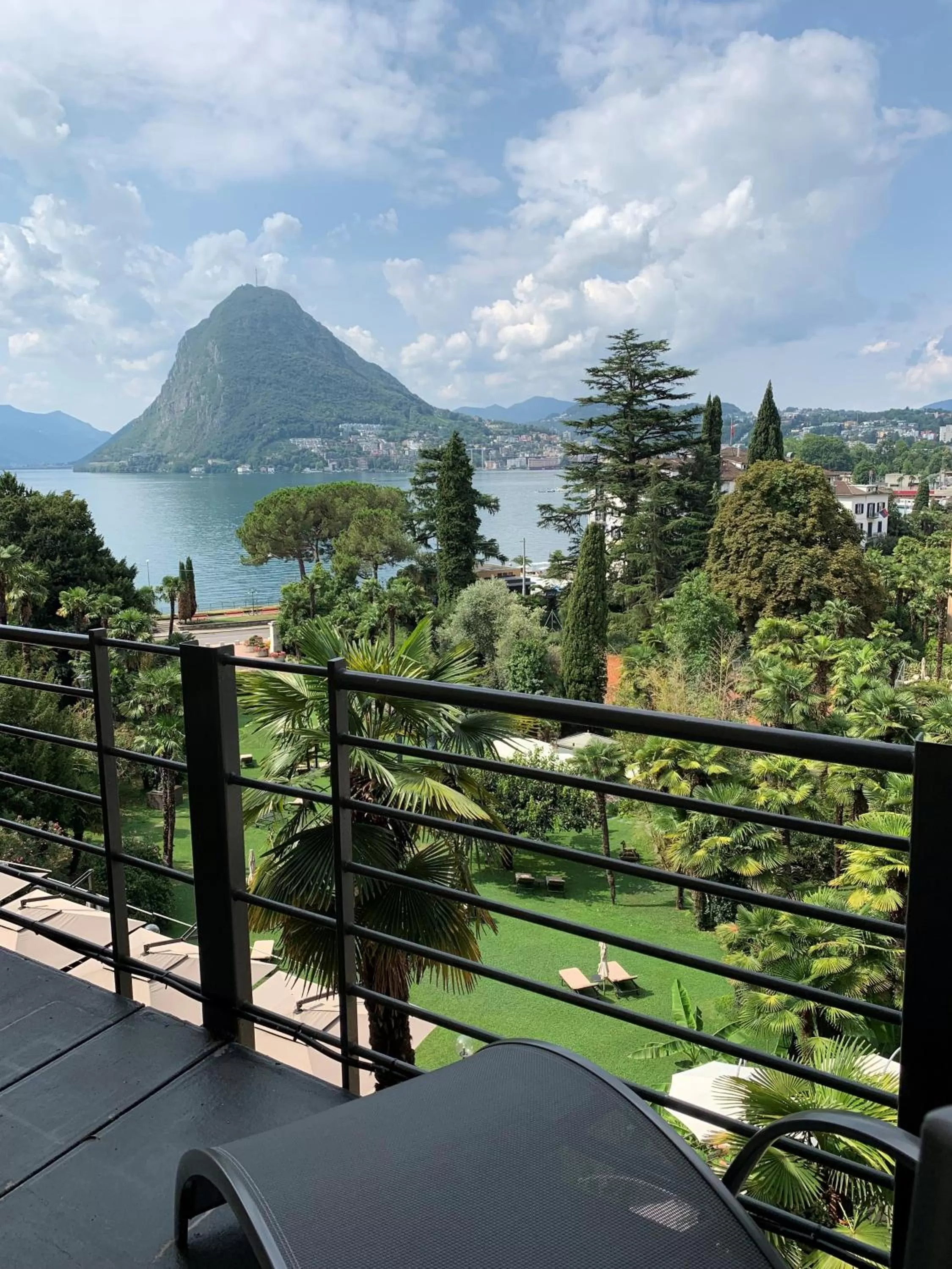 View (from property/room) in Grand Hotel Villa Castagnola