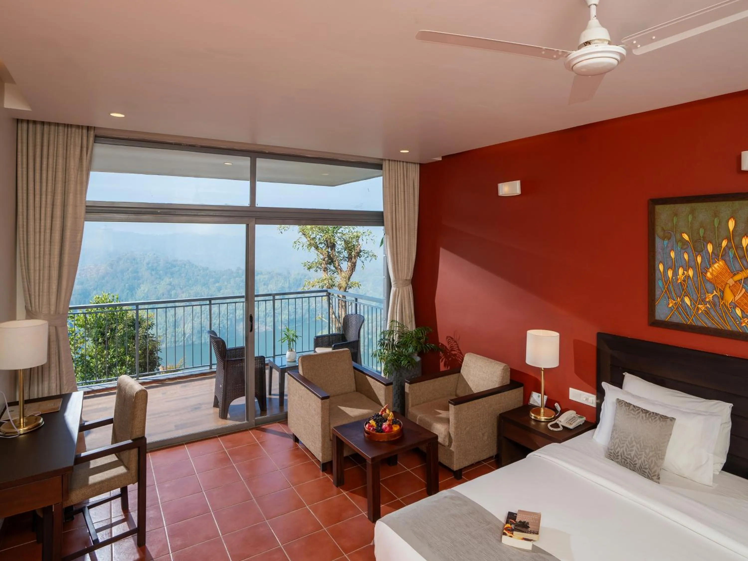 Bed in Ragamaya Resort & Spa Munnar